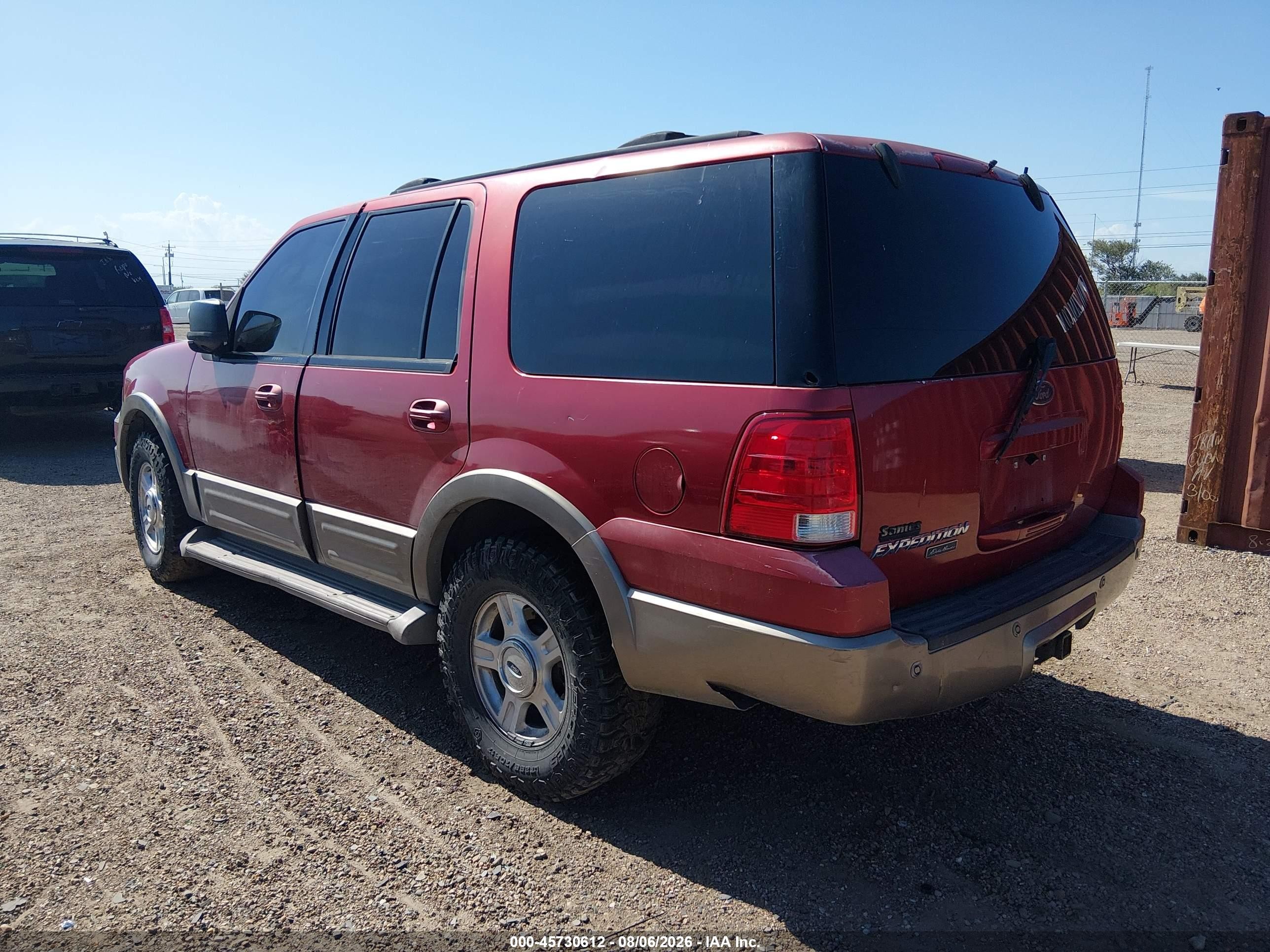 2004 Ford Expedition Eddie Bauer Red vin: 1FMPU17L04LA34643