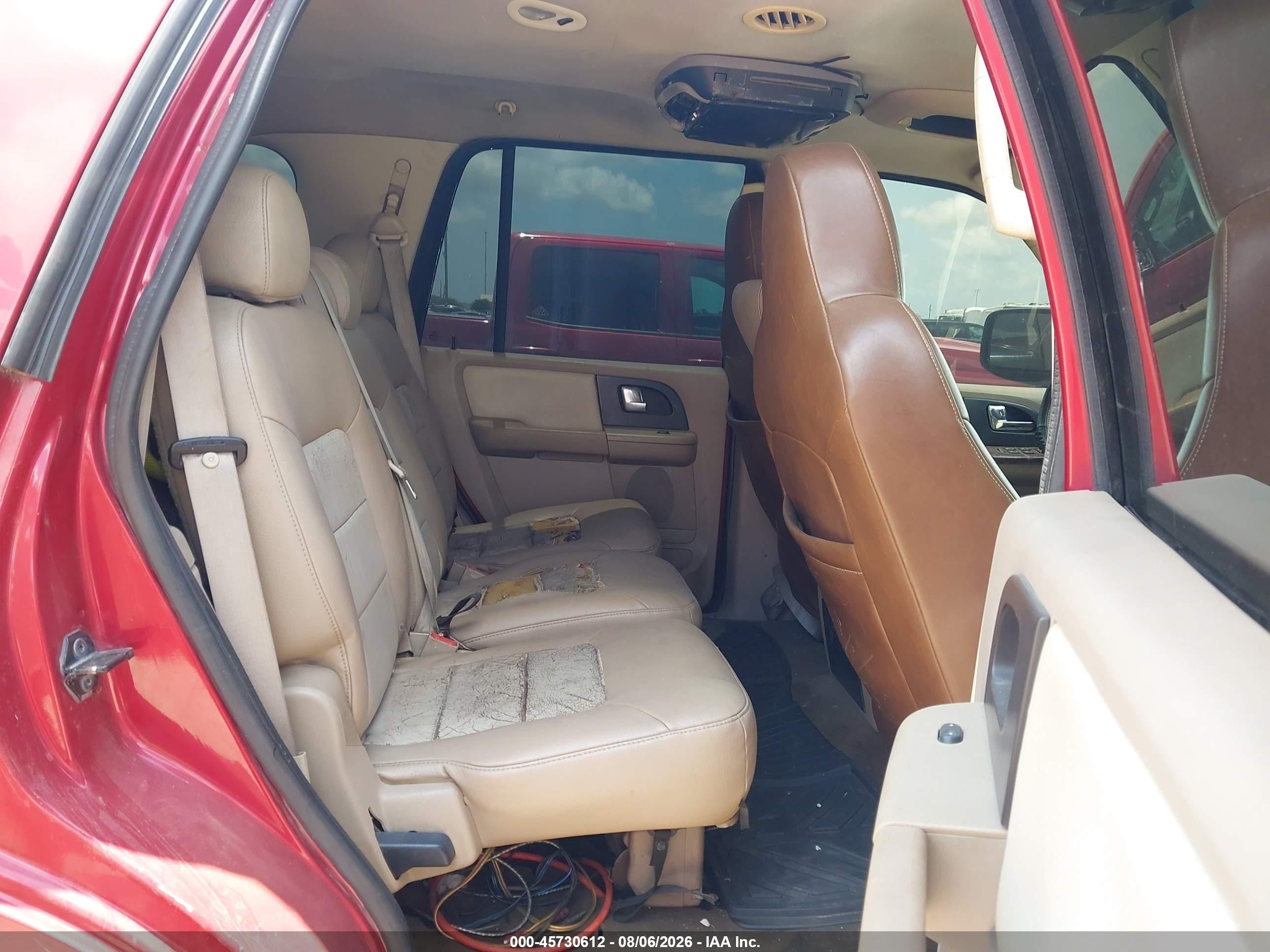 2004 Ford Expedition Eddie Bauer Red vin: 1FMPU17L04LA34643
