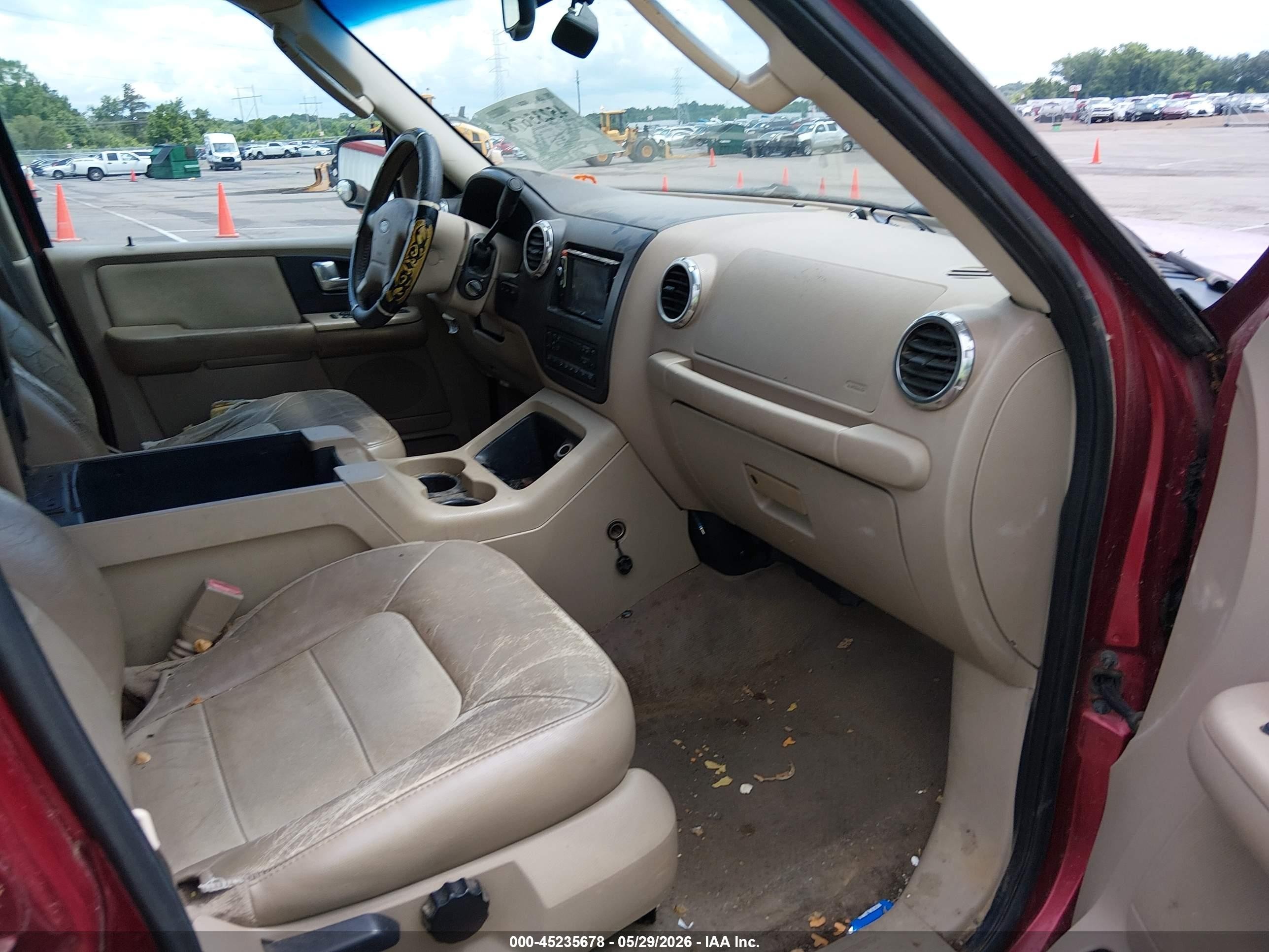 2004 Ford Expedition Eddie Bauer Красный vin: 1FMPU17L34LB68322