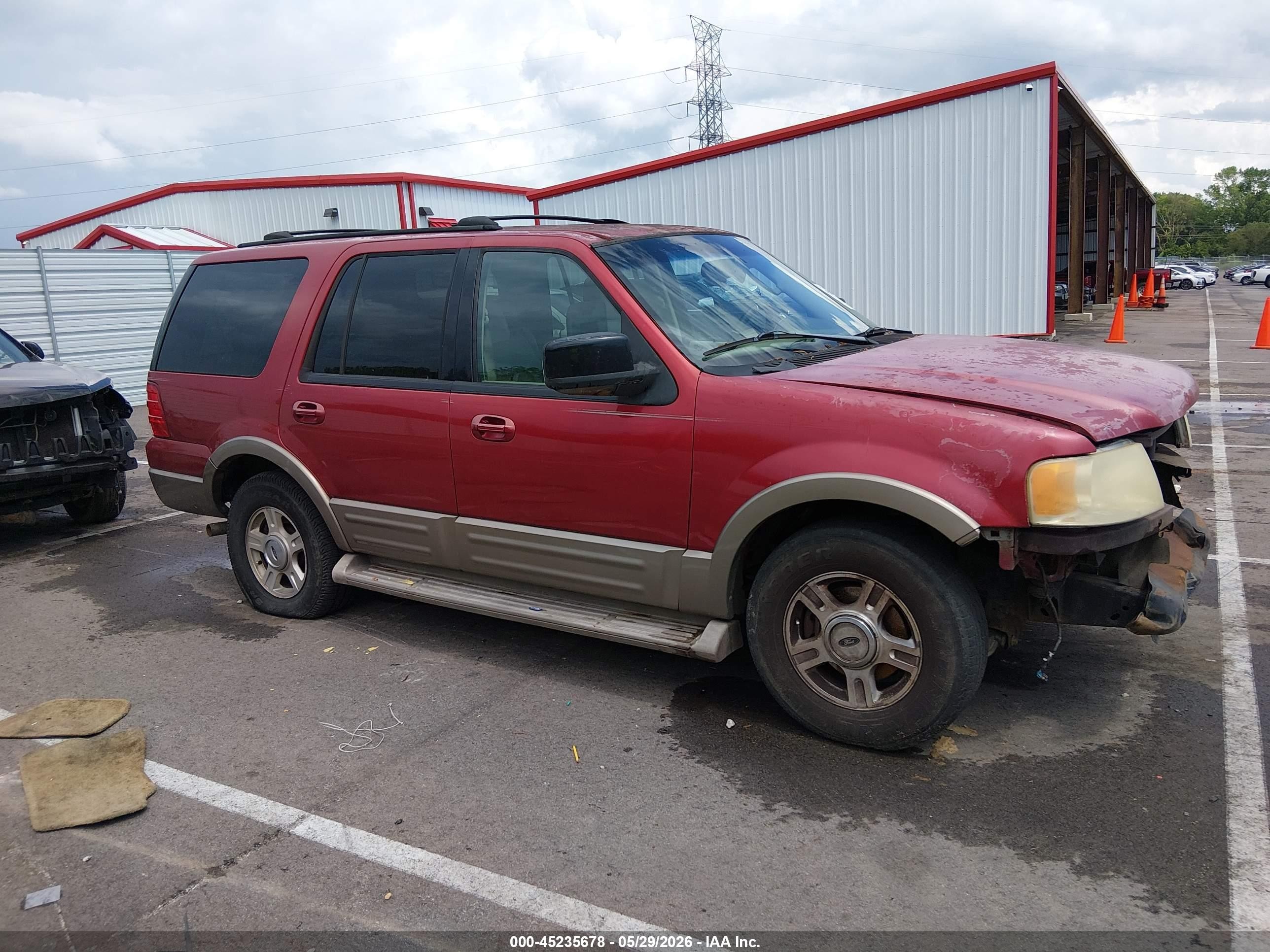 2004 Ford Expedition Eddie Bauer Красный vin: 1FMPU17L34LB68322