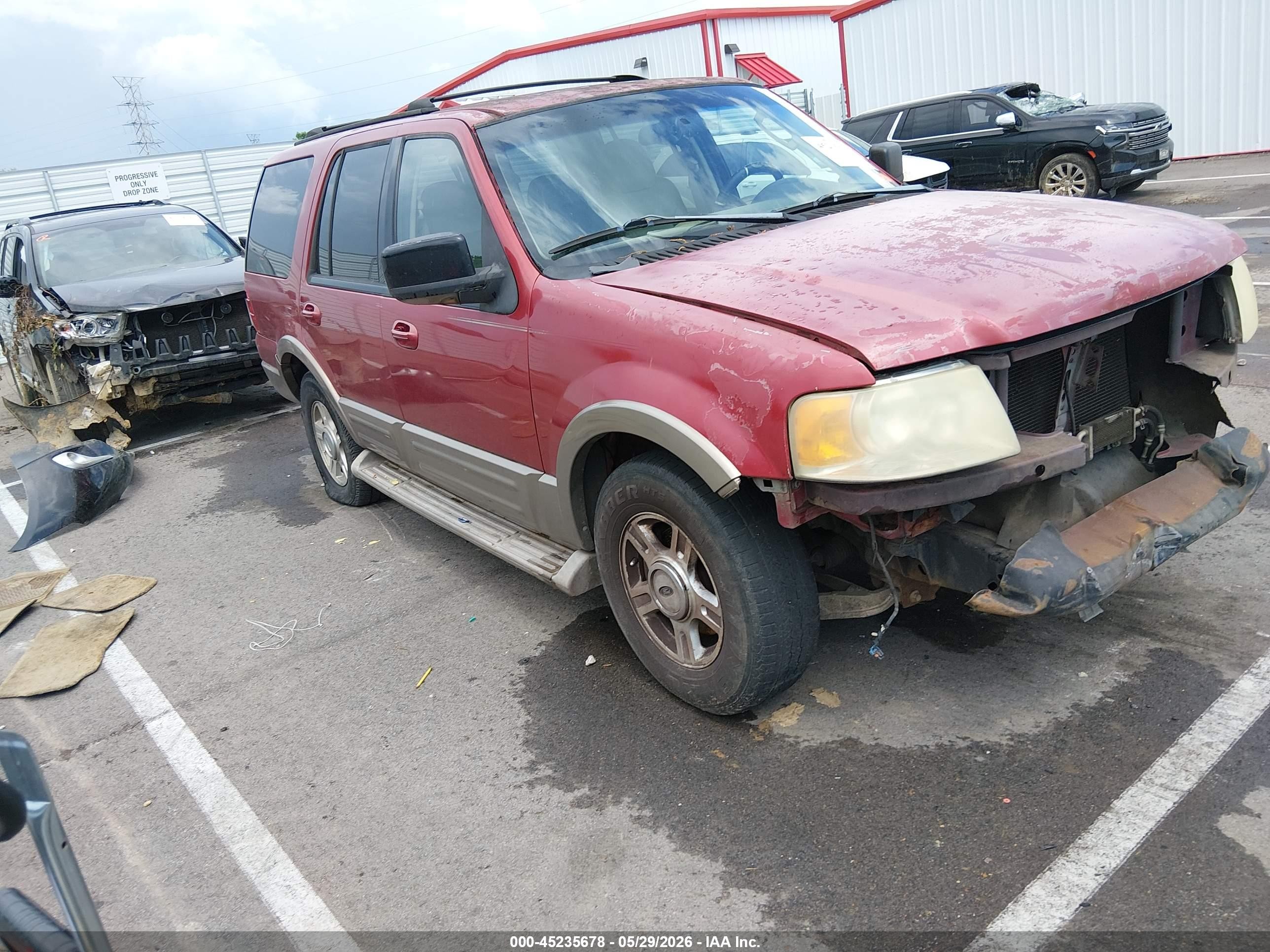 2004 Ford Expedition Eddie Bauer Red vin: 1FMPU17L34LB68322