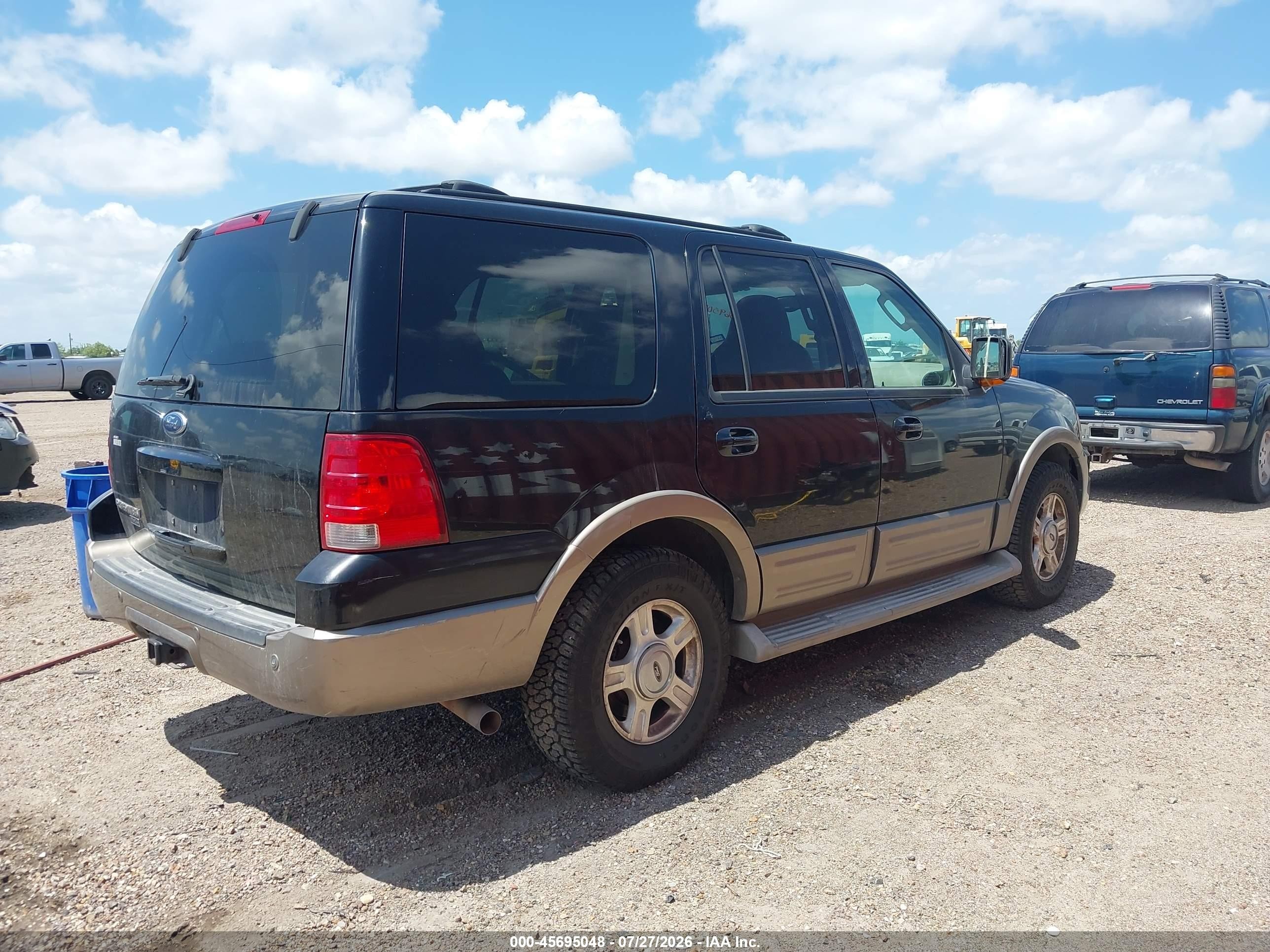 2004 Ford Expedition Eddie Bauer Black vin: 1FMPU17L44LB77742