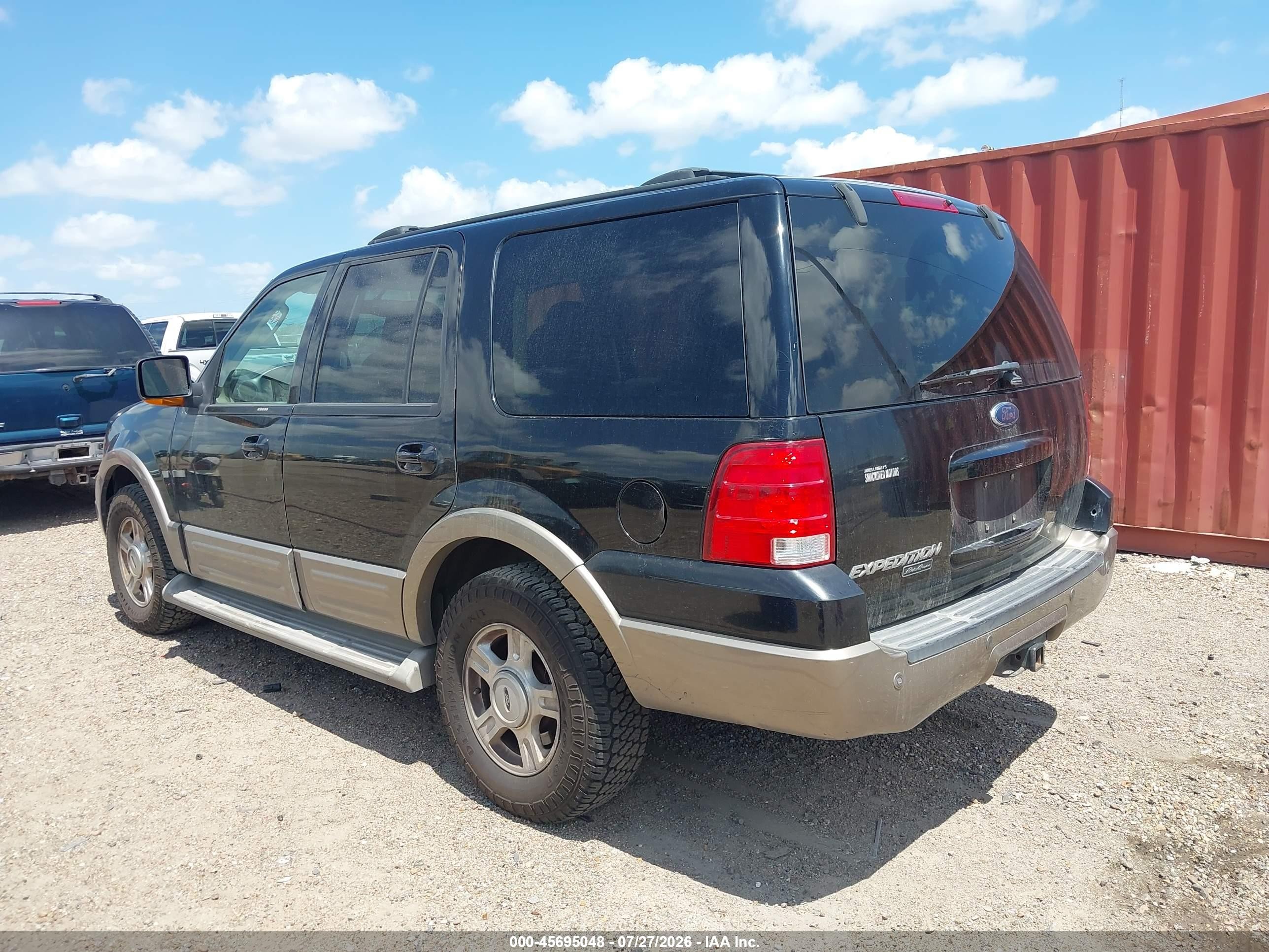 2004 Ford Expedition Eddie Bauer Black vin: 1FMPU17L44LB77742