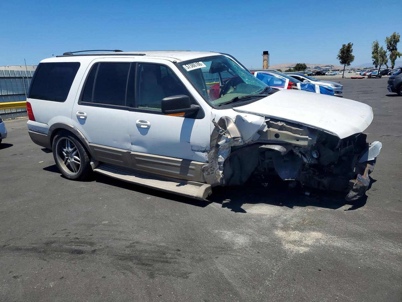 2004 Ford Expedition Eddie Bauer White vin: 1FMPU17L54LA97432