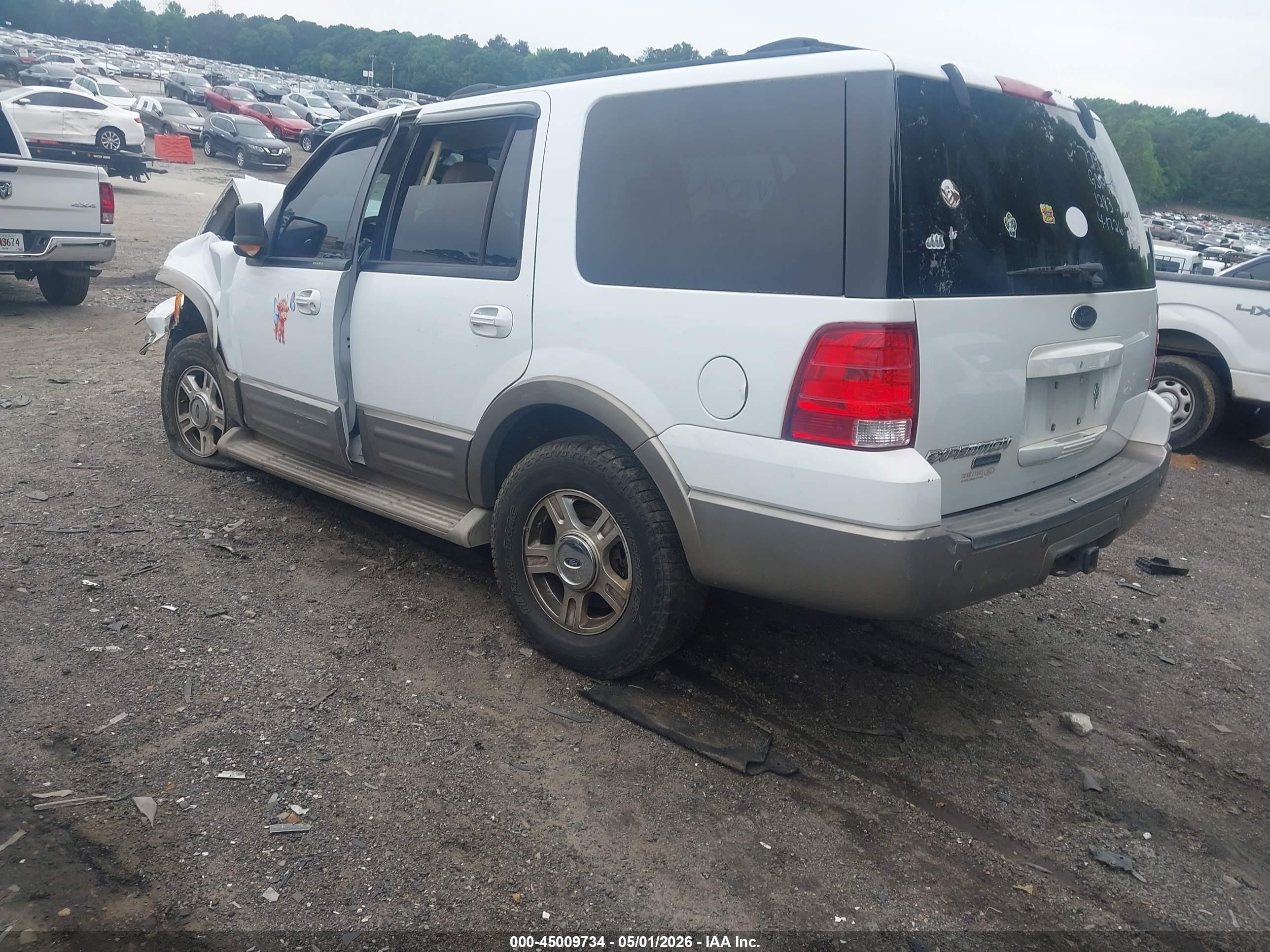 2004 Ford Expedition Eddie Bauer White vin: 1FMPU17L54LB41283