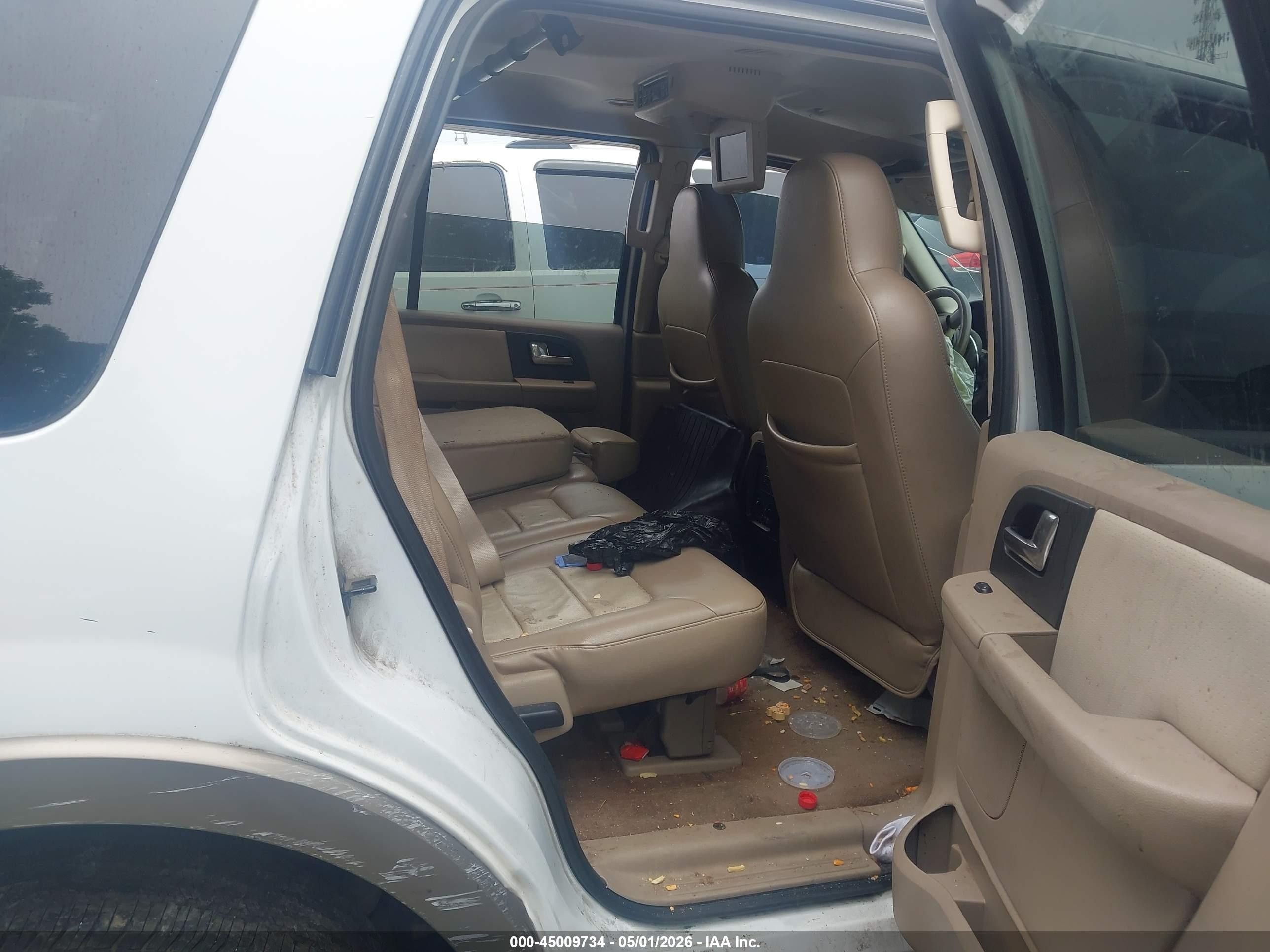 2004 Ford Expedition Eddie Bauer White vin: 1FMPU17L54LB41283