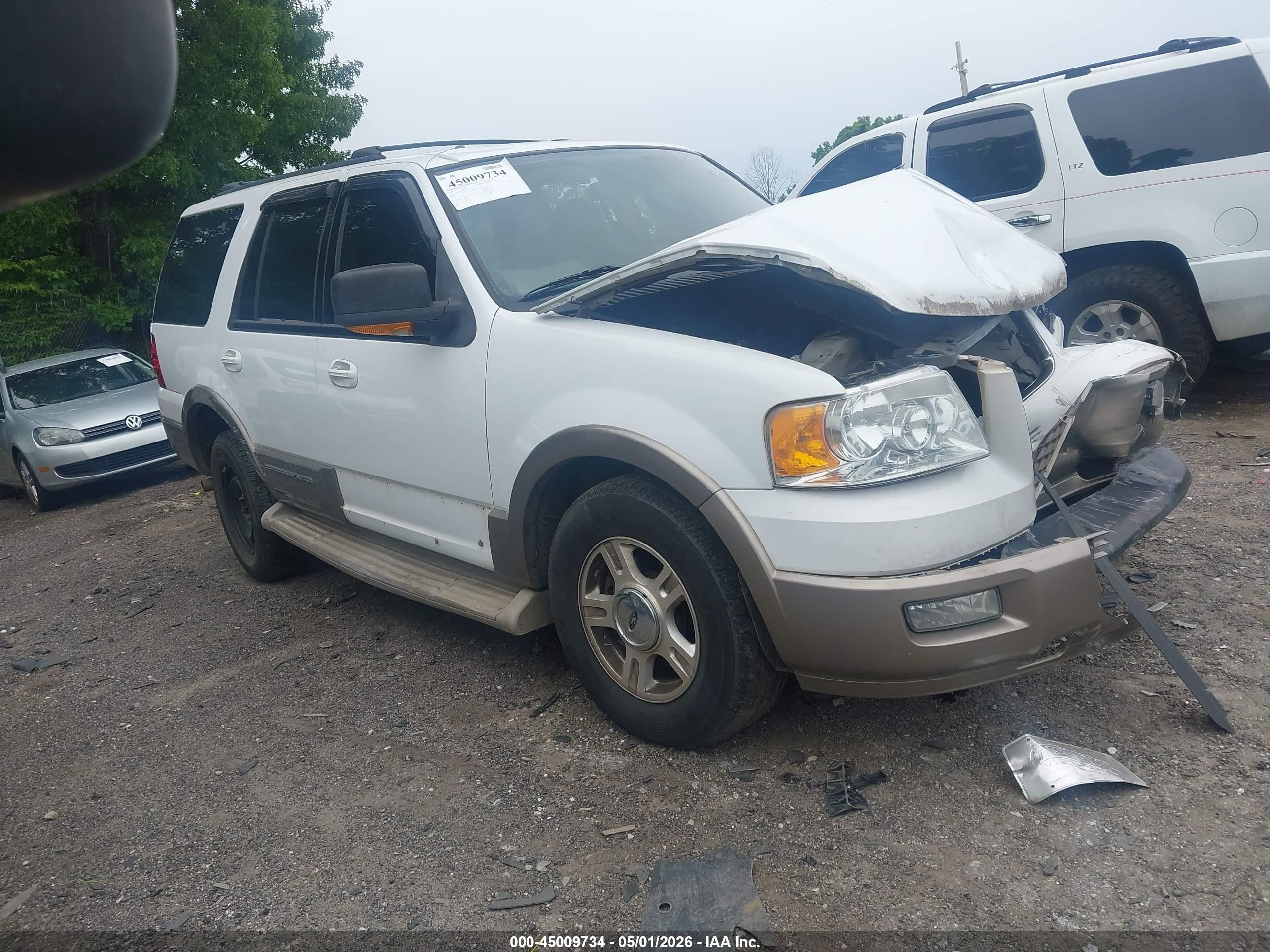2004 Ford Expedition Eddie Bauer White vin: 1FMPU17L54LB41283