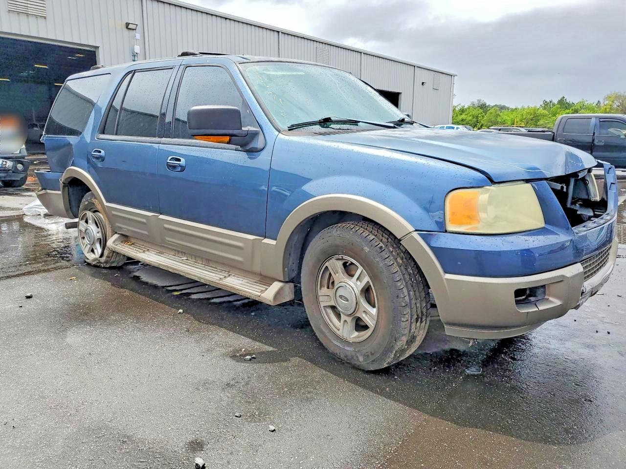 2004 Ford Expedition Eddie Bauer Blue vin: 1FMPU17L64LA90411