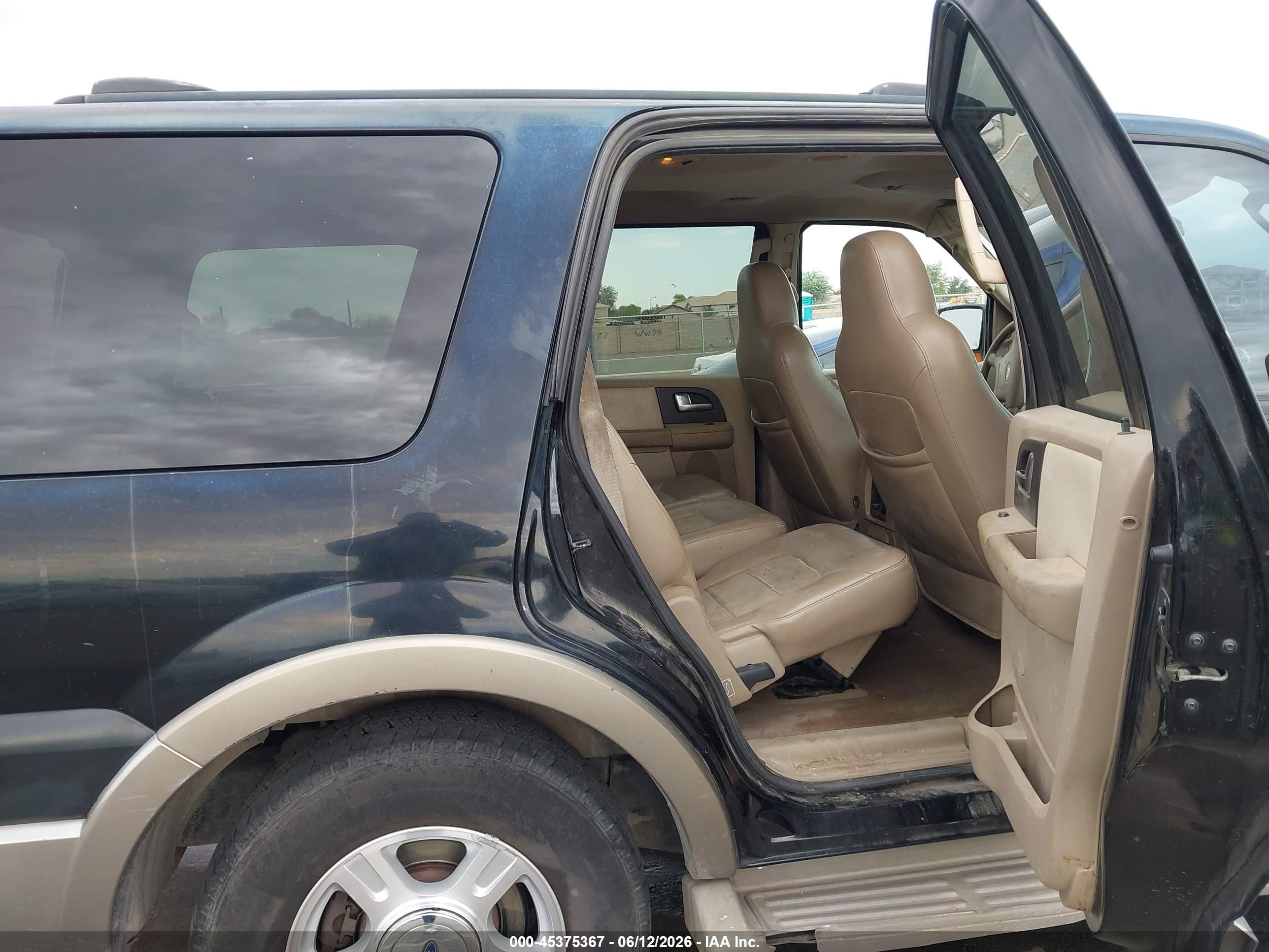 2004 Ford Expedition Eddie Bauer Black vin: 1FMPU17L64LB60361