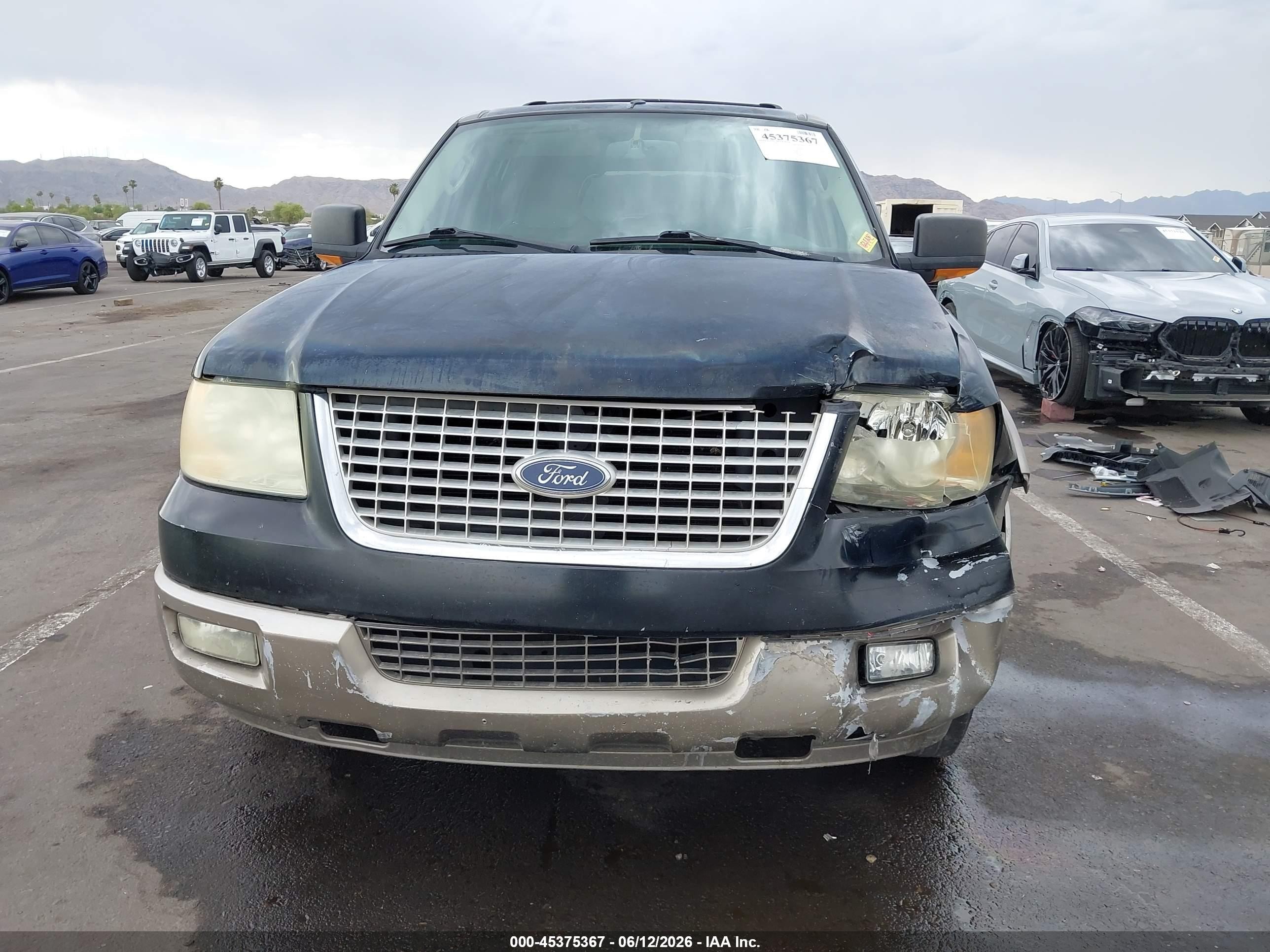 2004 Ford Expedition Eddie Bauer Black vin: 1FMPU17L64LB60361