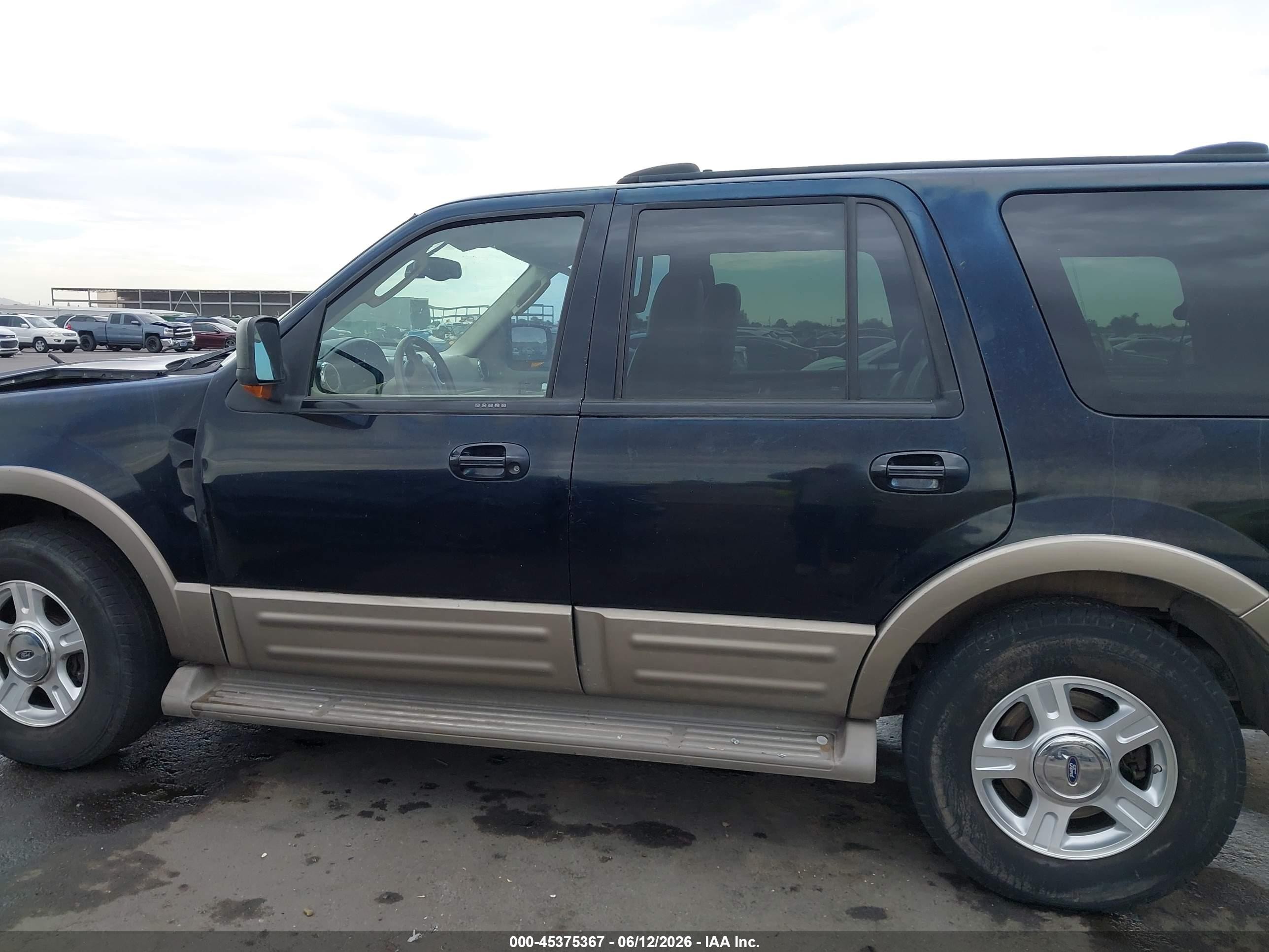2004 Ford Expedition Eddie Bauer Black vin: 1FMPU17L64LB60361