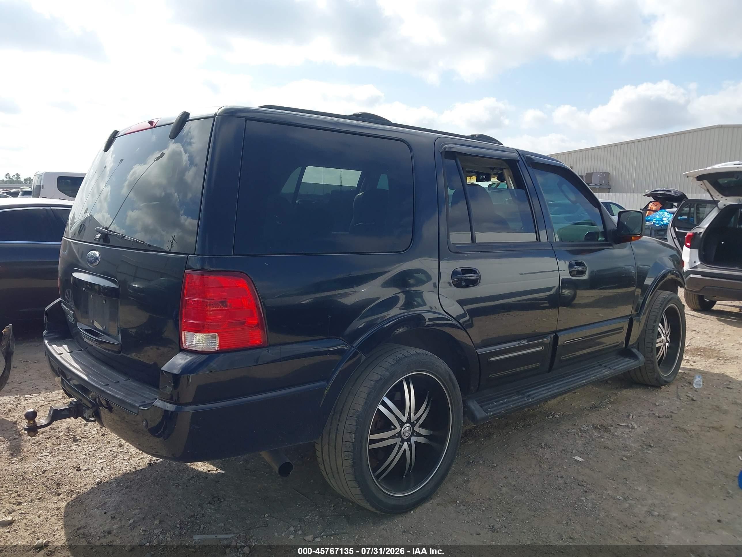 2004 Ford Expedition Eddie Bauer Black vin: 1FMPU17L74LB67805
