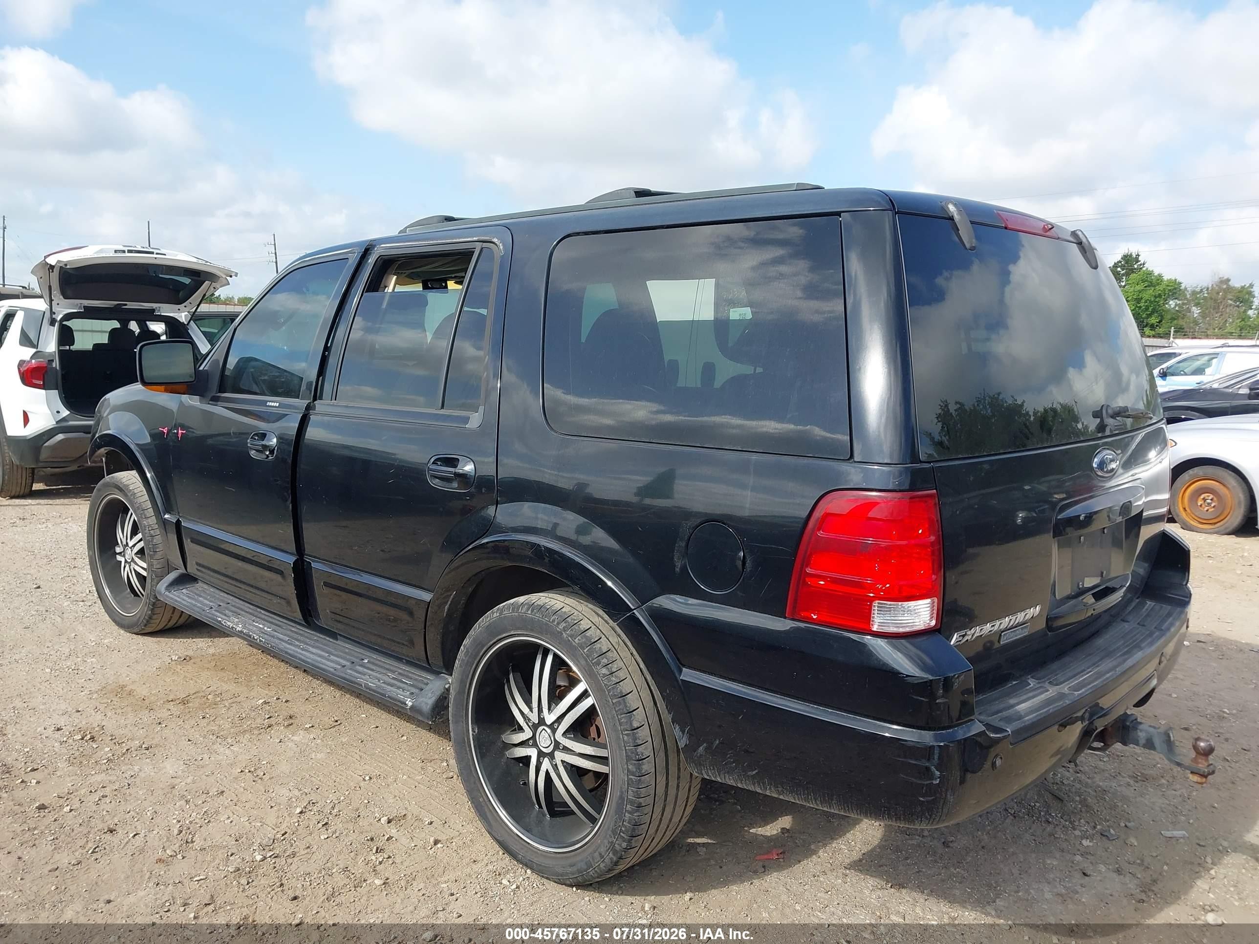 2004 Ford Expedition Eddie Bauer Black vin: 1FMPU17L74LB67805
