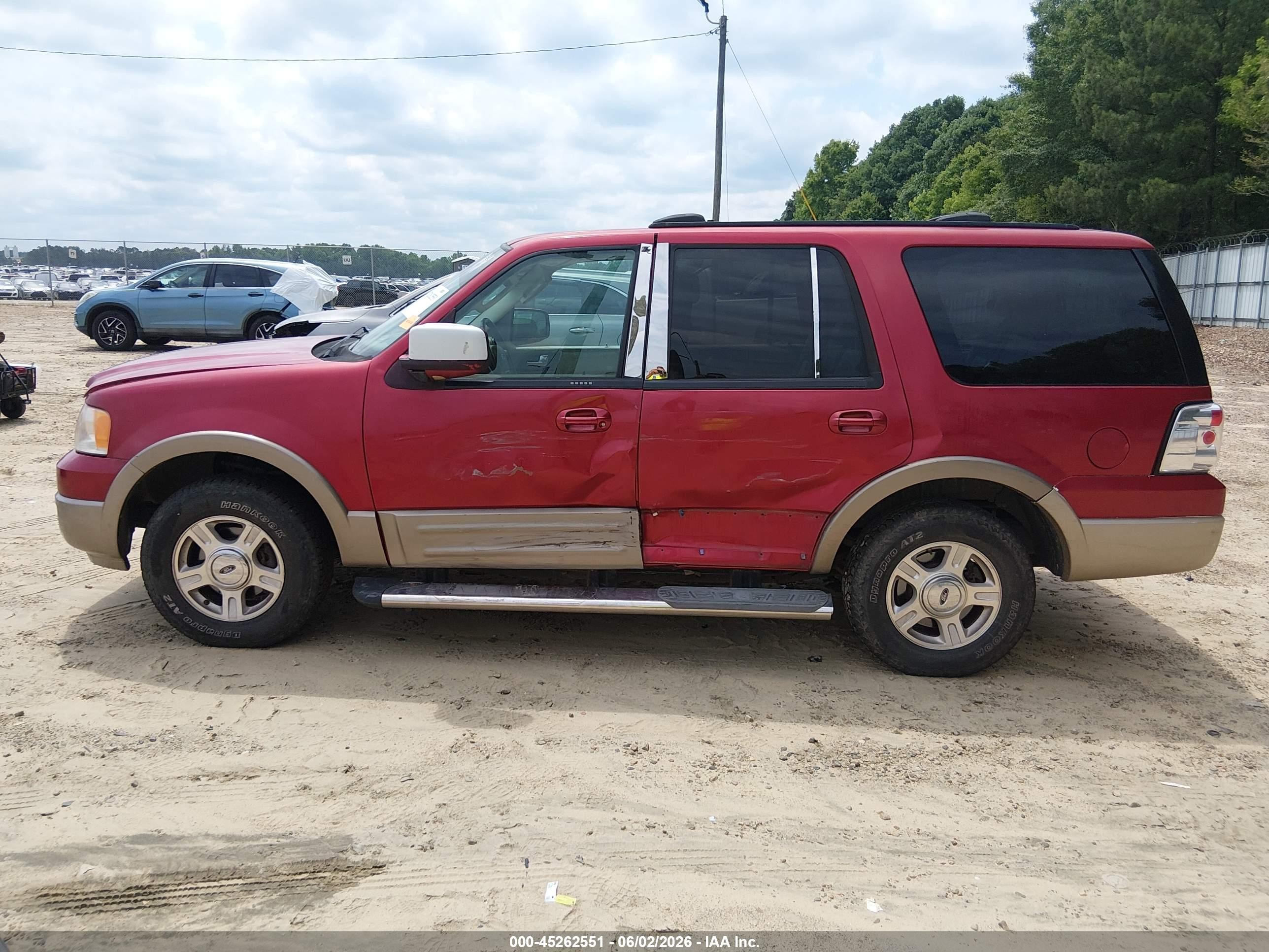 2004 Ford Expedition Eddie Bauer Burgundy vin: 1FMPU17LX4LB41151