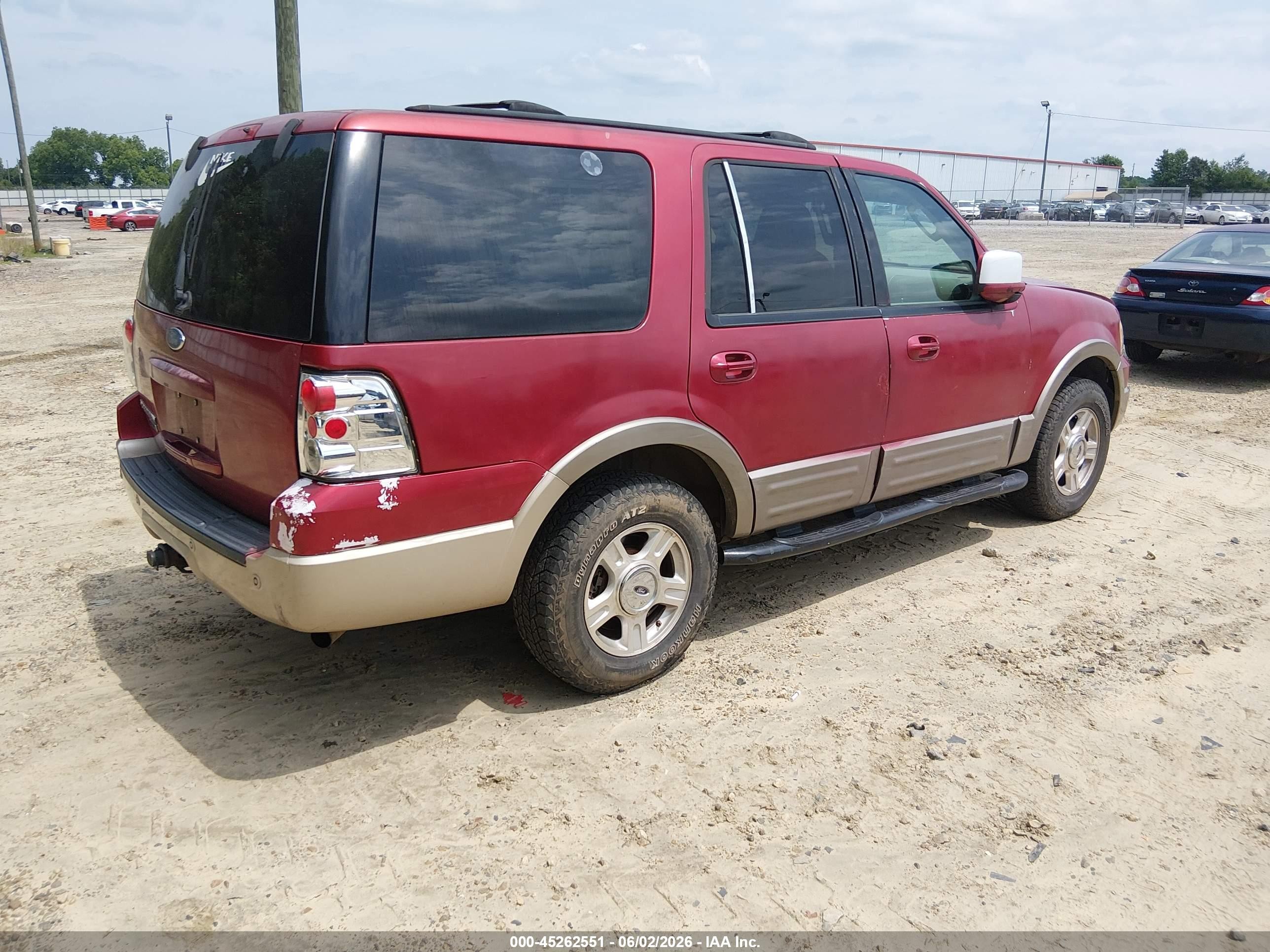 2004 Ford Expedition Eddie Bauer Burgundy vin: 1FMPU17LX4LB41151