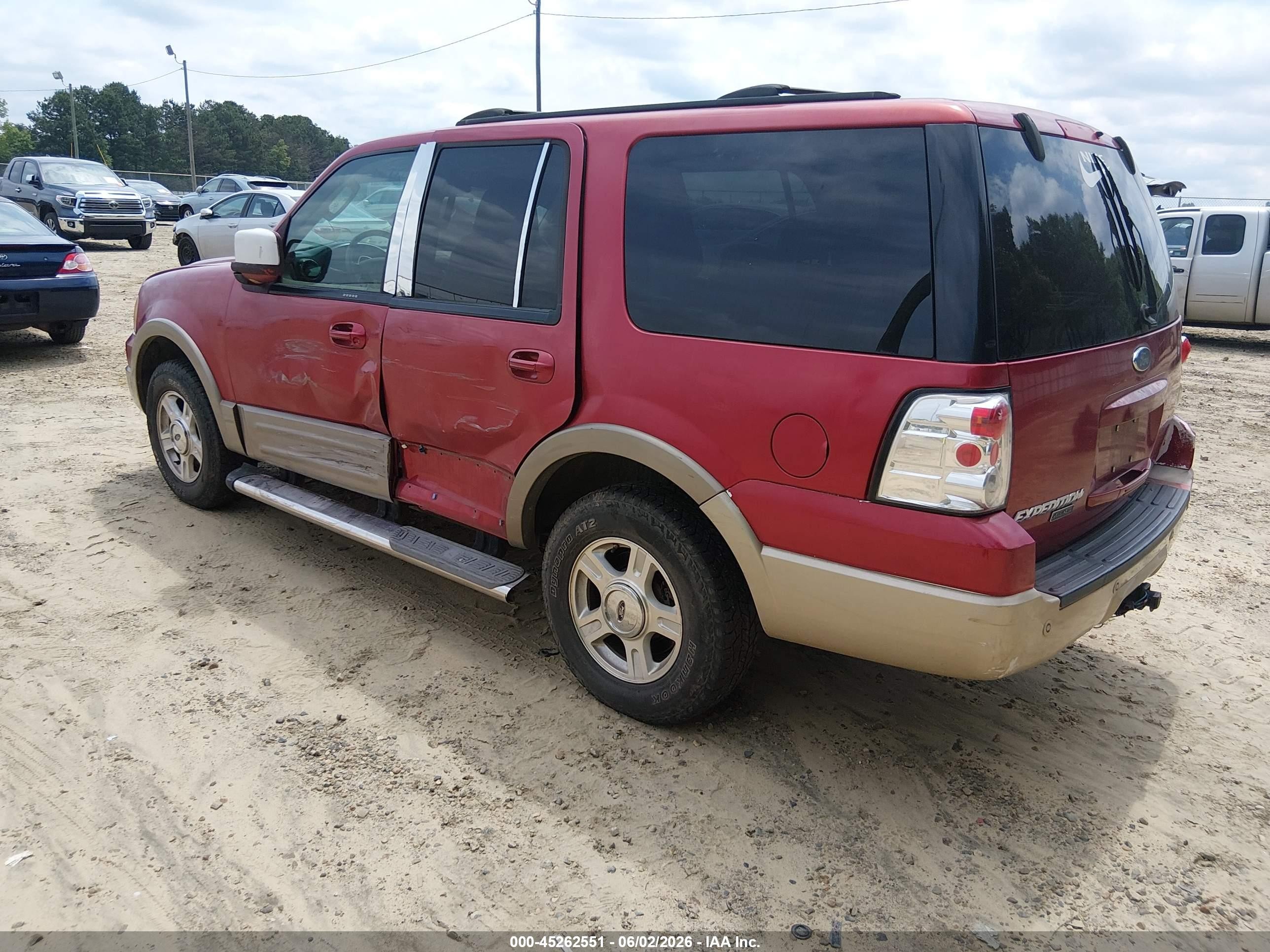 2004 Ford Expedition Eddie Bauer Burgundy vin: 1FMPU17LX4LB41151