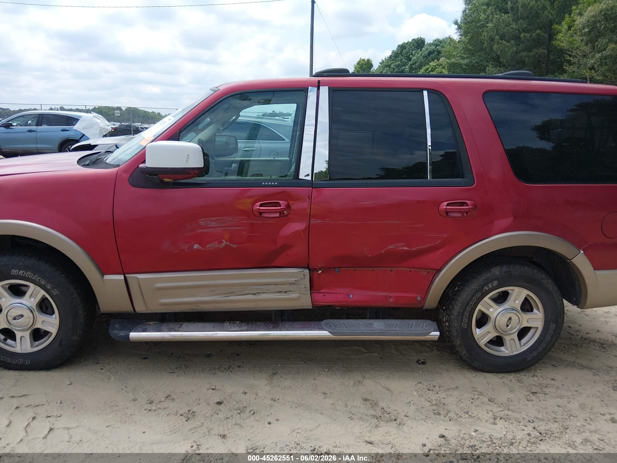 2004 Ford Expedition Eddie Bauer Burgundy vin: 1FMPU17LX4LB41151