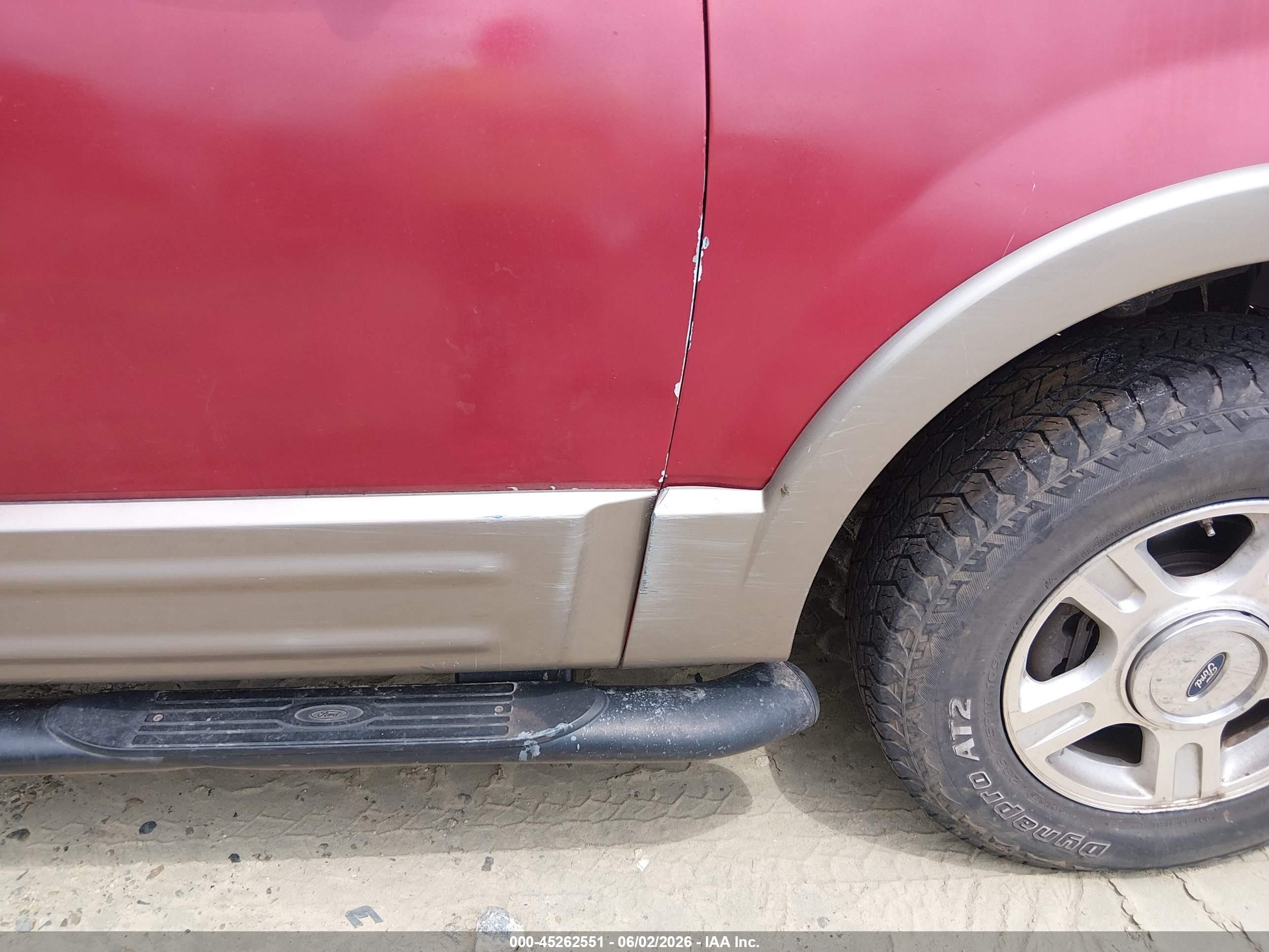 2004 Ford Expedition Eddie Bauer Burgundy vin: 1FMPU17LX4LB41151