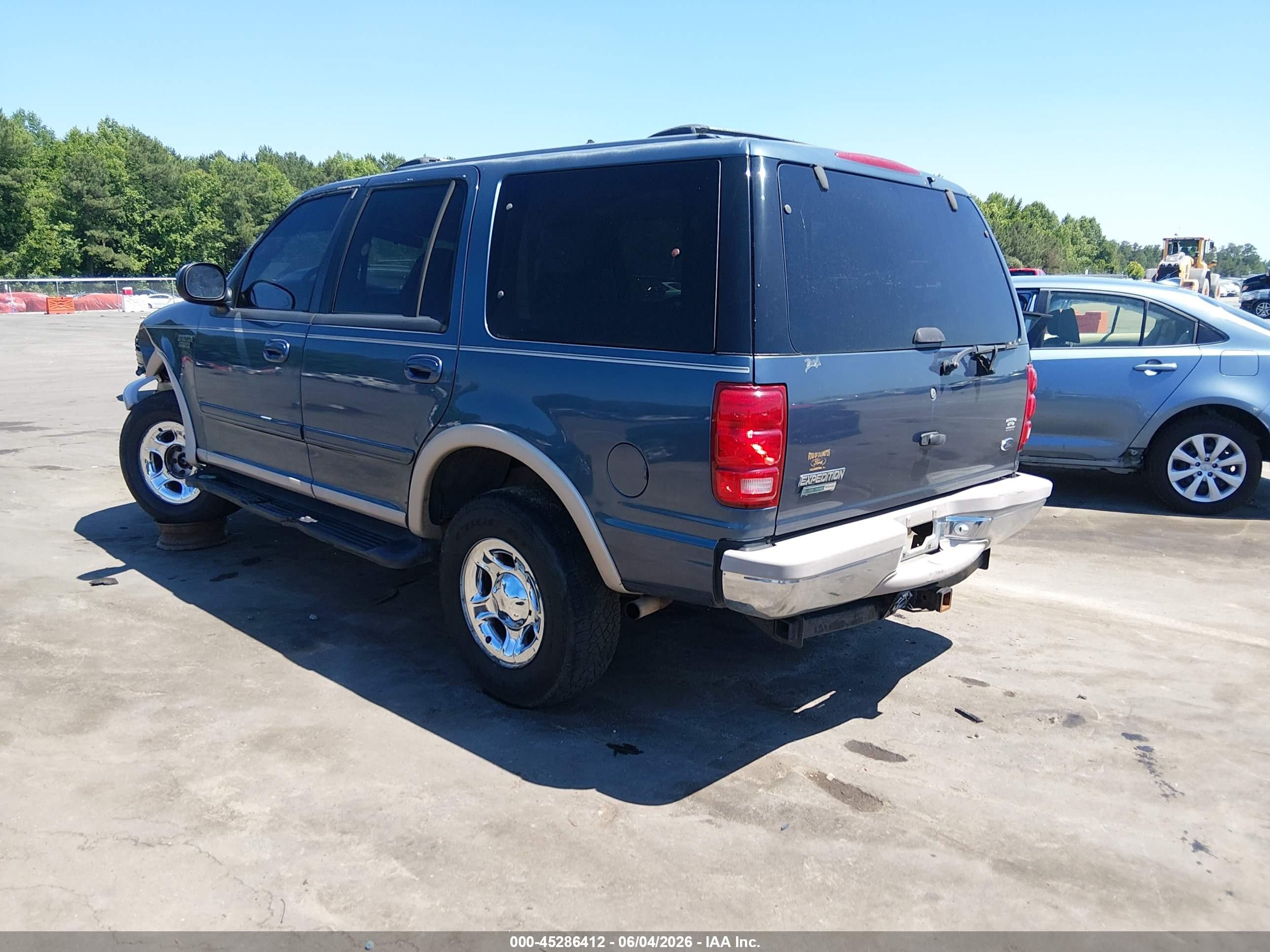 1999 Ford Expedition Eddie Bauer/xlt Light Blue vin: 1FMPU18L0XLB50573