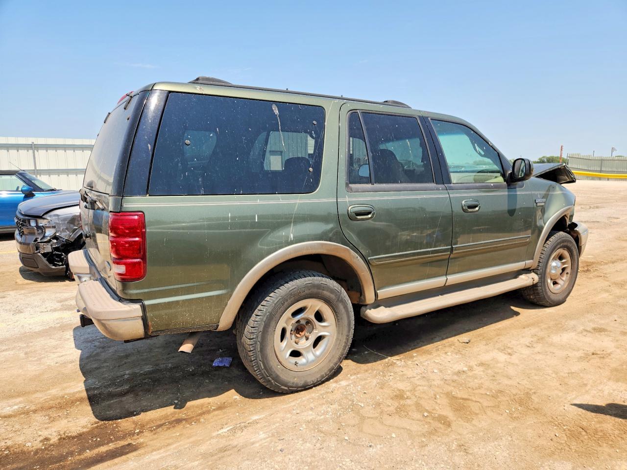 2000 Ford Expedition Eddie Bauer Green vin: 1FMPU18L0YLA43153