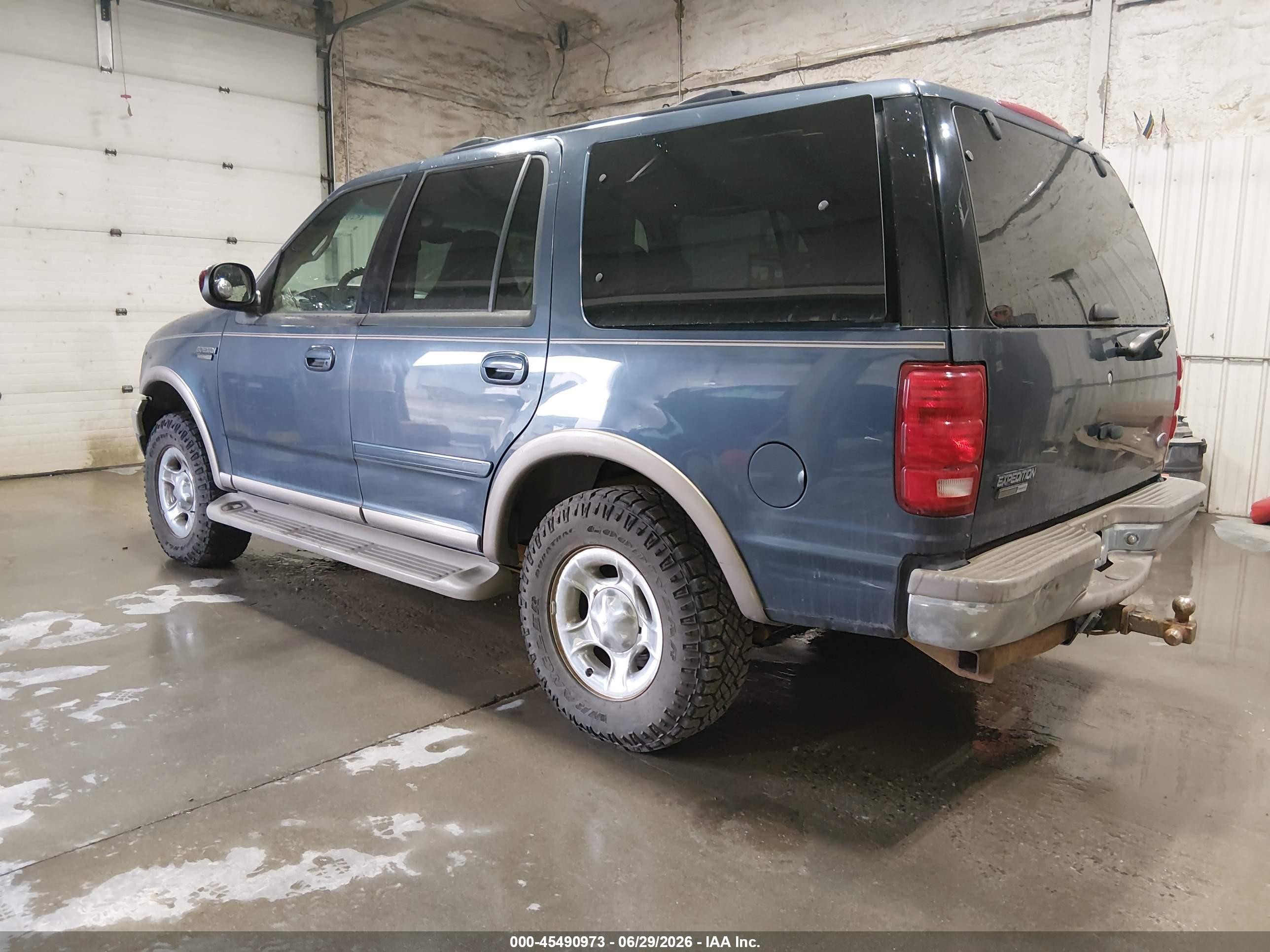 2001 Ford Expedition Eddie Bauer Blue vin: 1FMPU18L11LB19047