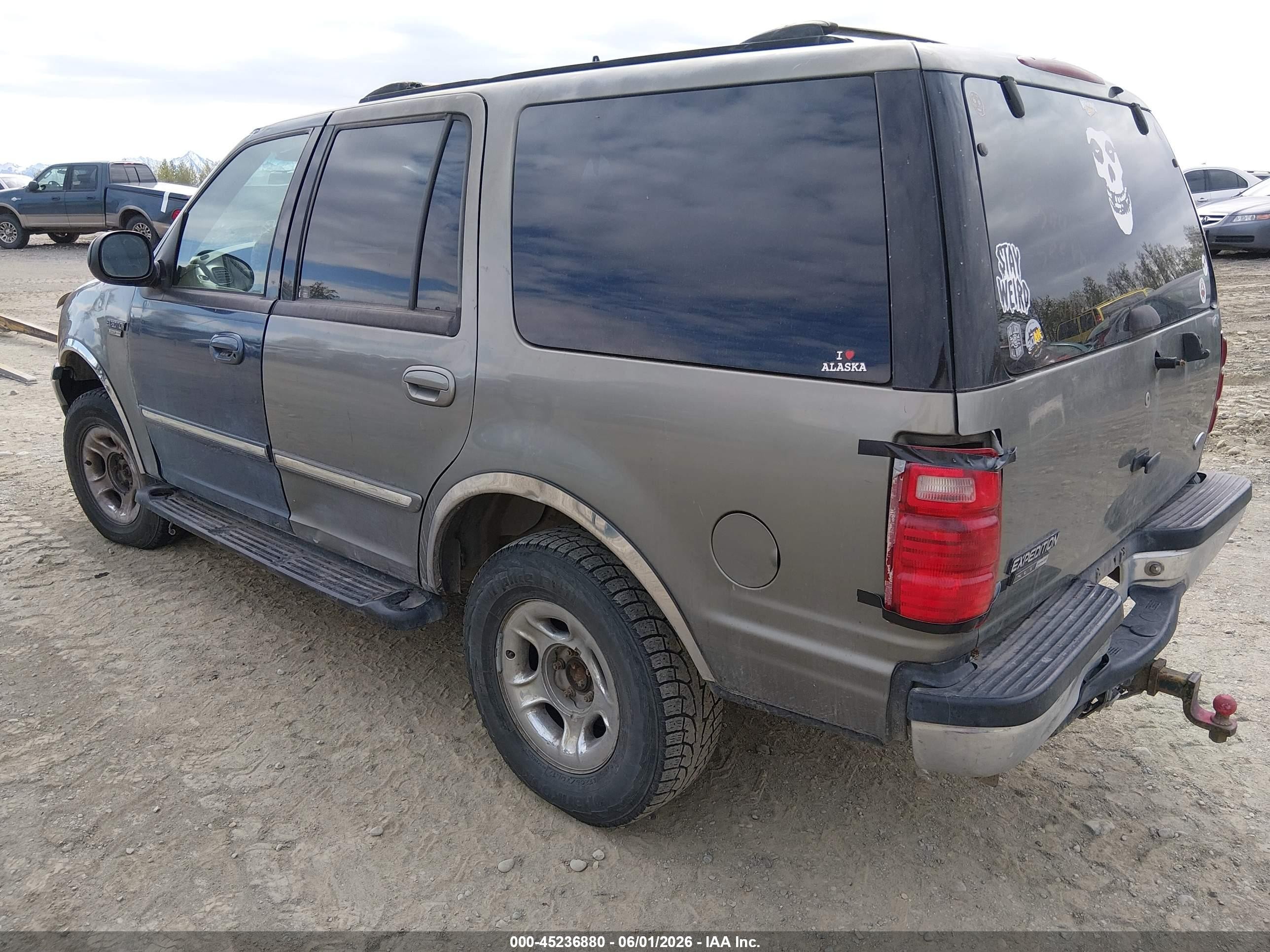 1999 Ford Expedition Eddie Bauer/xlt Green vin: 1FMPU18L2XLC25385