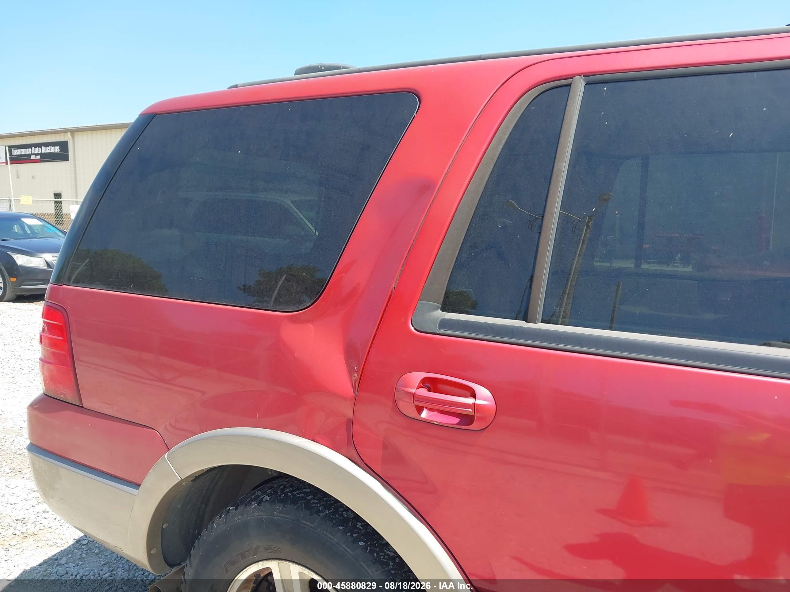2003 Ford Expedition Eddie Bauer Красный vin: 1FMPU18L33LA07630