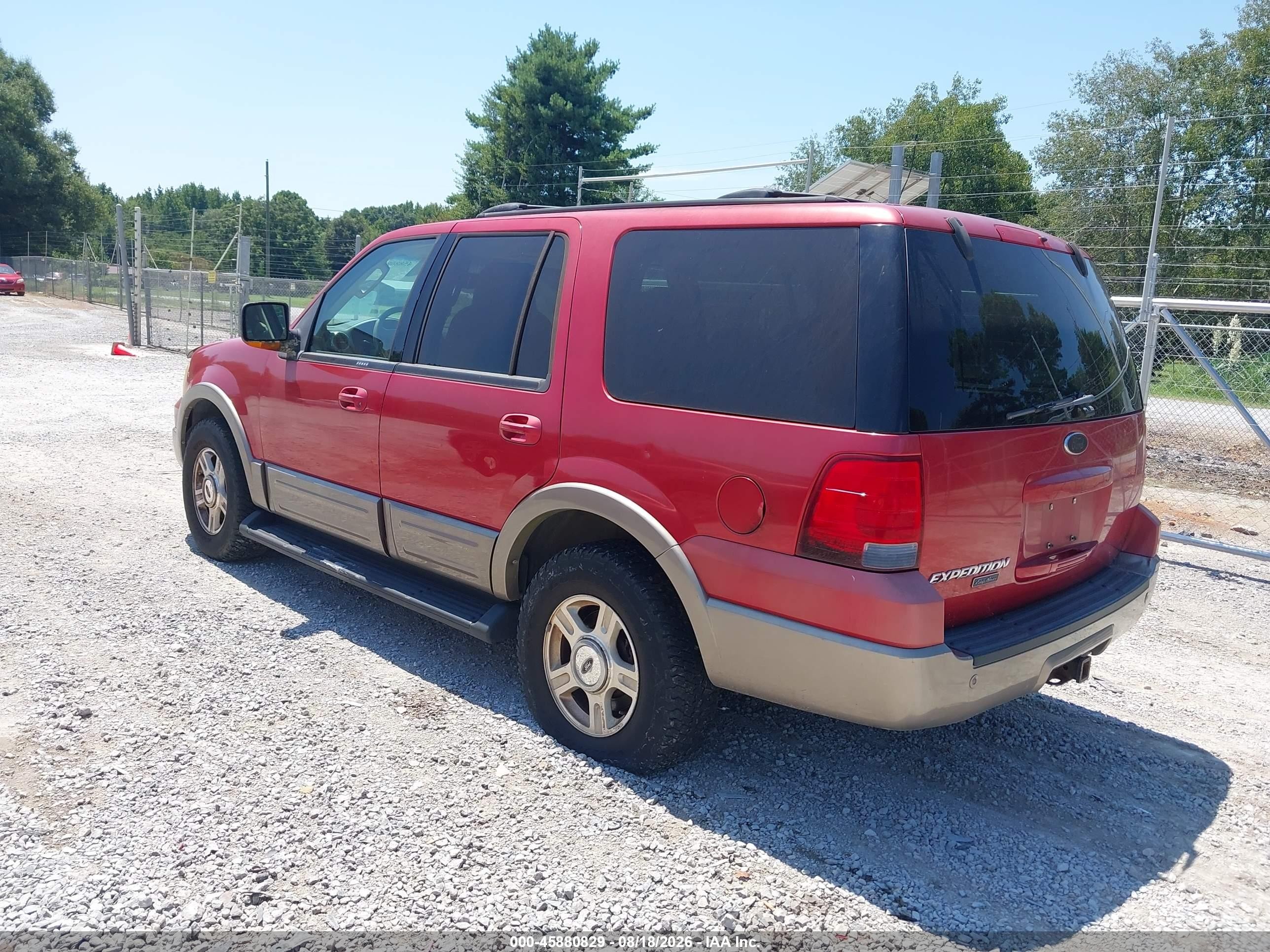 2003 Ford Expedition Eddie Bauer Красный vin: 1FMPU18L33LA07630