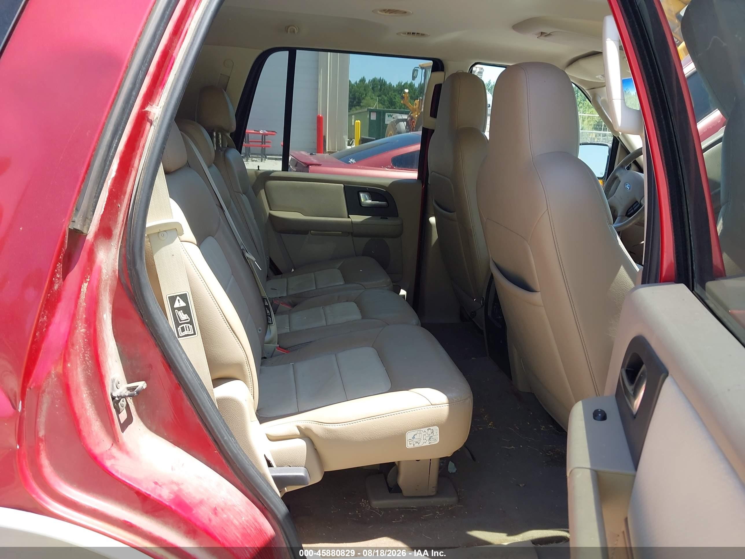 2003 Ford Expedition Eddie Bauer Красный vin: 1FMPU18L33LA07630