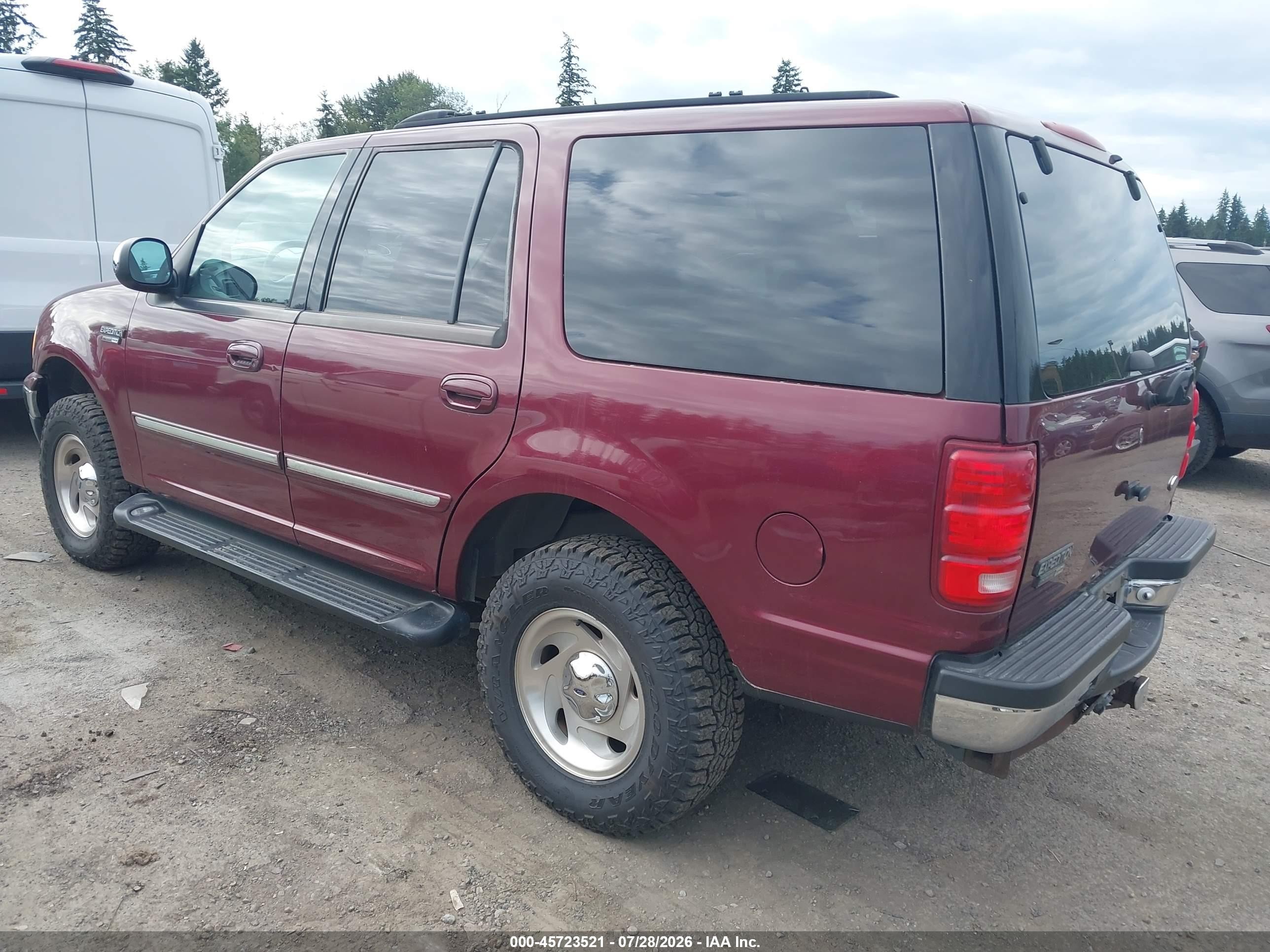 1999 Ford Expedition Eddie Bauer/xlt Red vin: 1FMPU18L3XLA67526