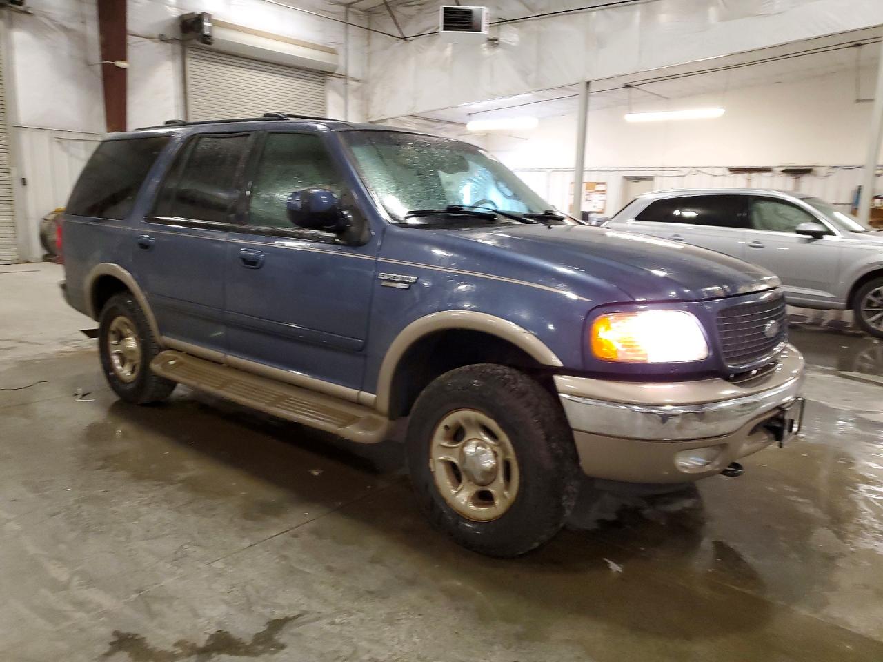 2002 Ford Expedition Eddie Bauer Blue vin: 1FMPU18L42LA06226