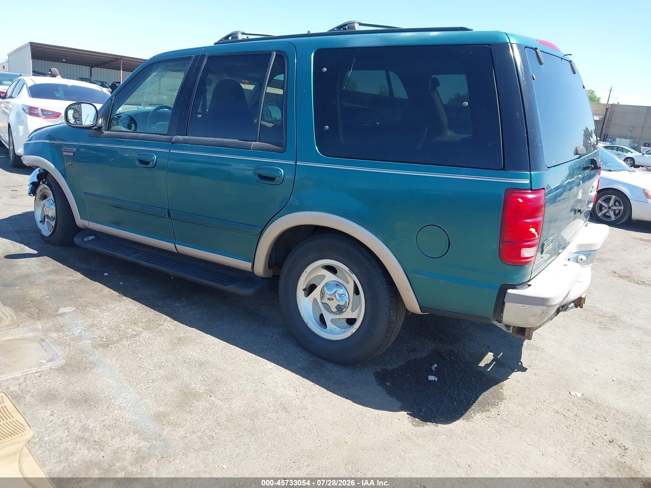 1998 Ford Expedition Eddie Bauer/xlt Green vin: 1FMPU18L4WLB62451