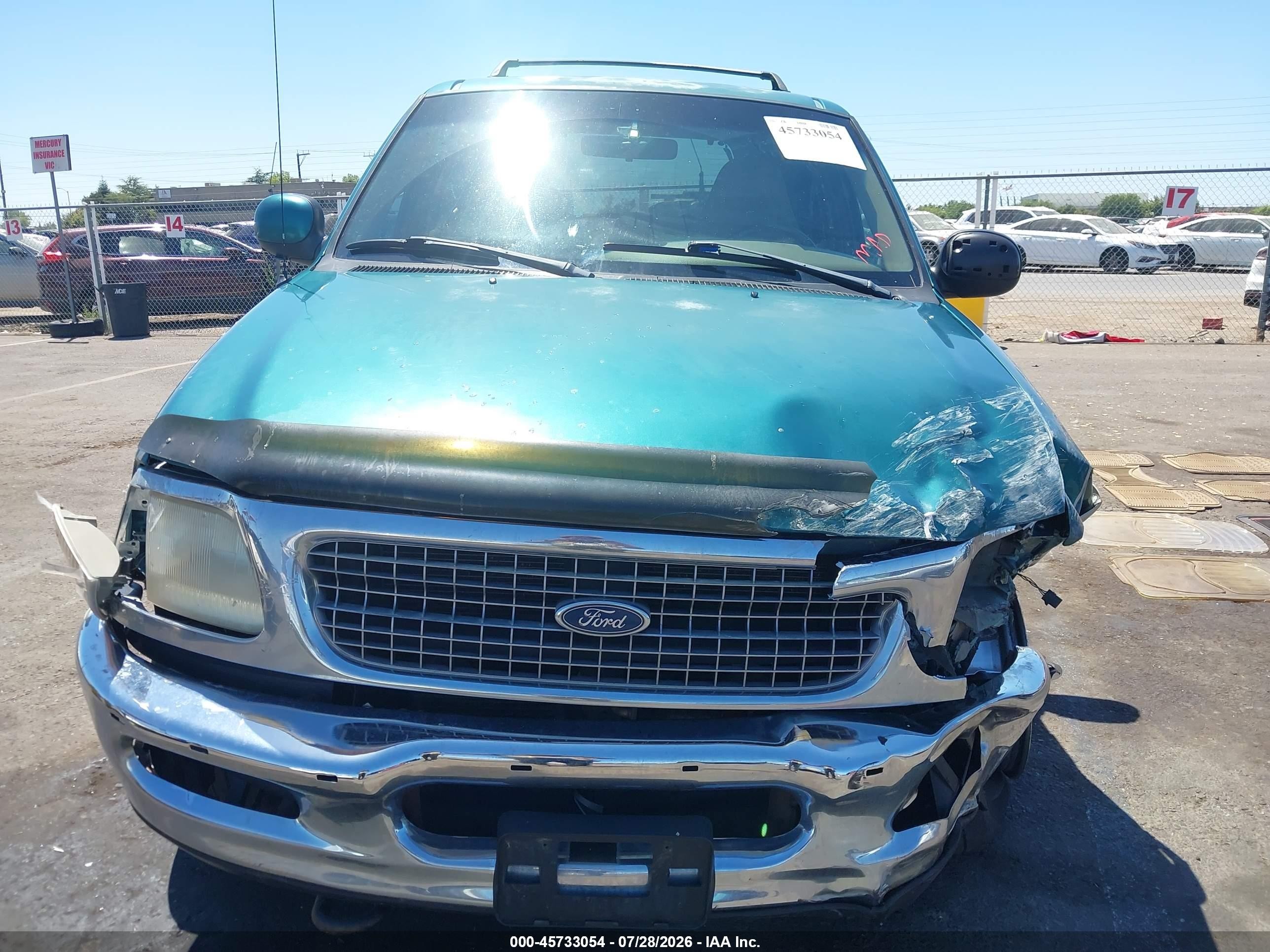 1998 Ford Expedition Eddie Bauer/xlt Green vin: 1FMPU18L4WLB62451