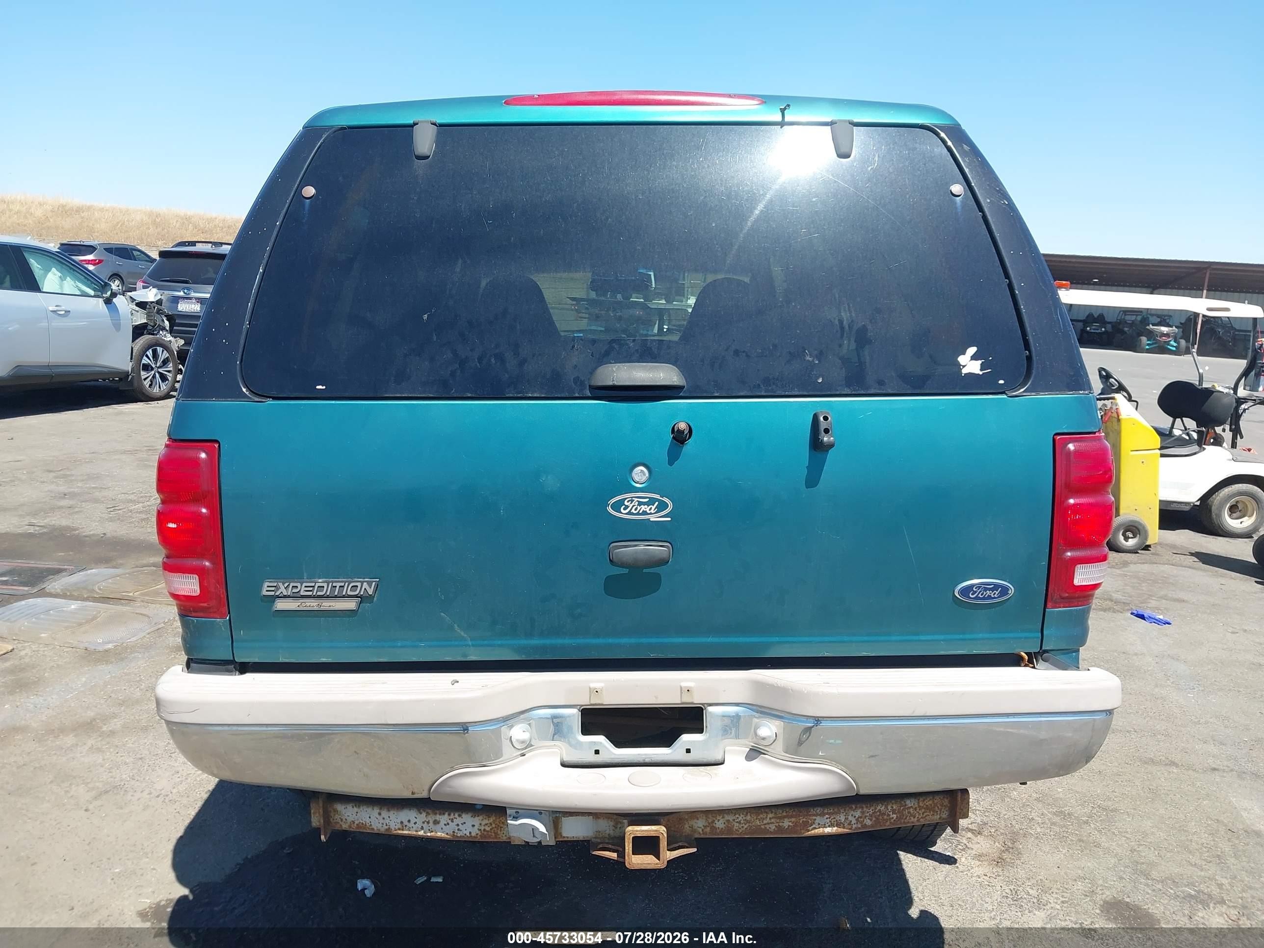 1998 Ford Expedition Eddie Bauer/xlt Green vin: 1FMPU18L4WLB62451