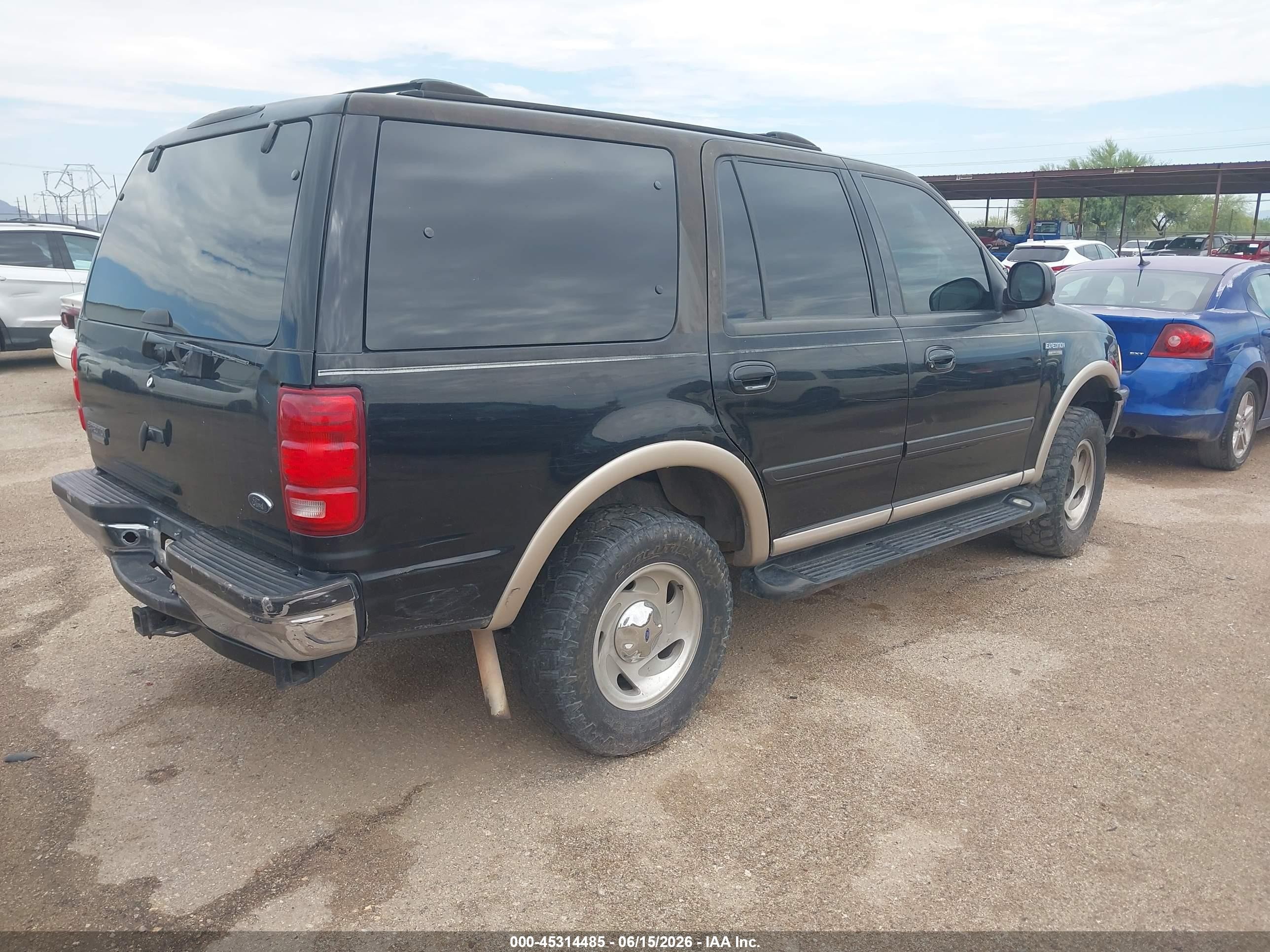 1998 Ford Expedition Eddie Bauer/xlt Black vin: 1FMPU18L4WLC08053