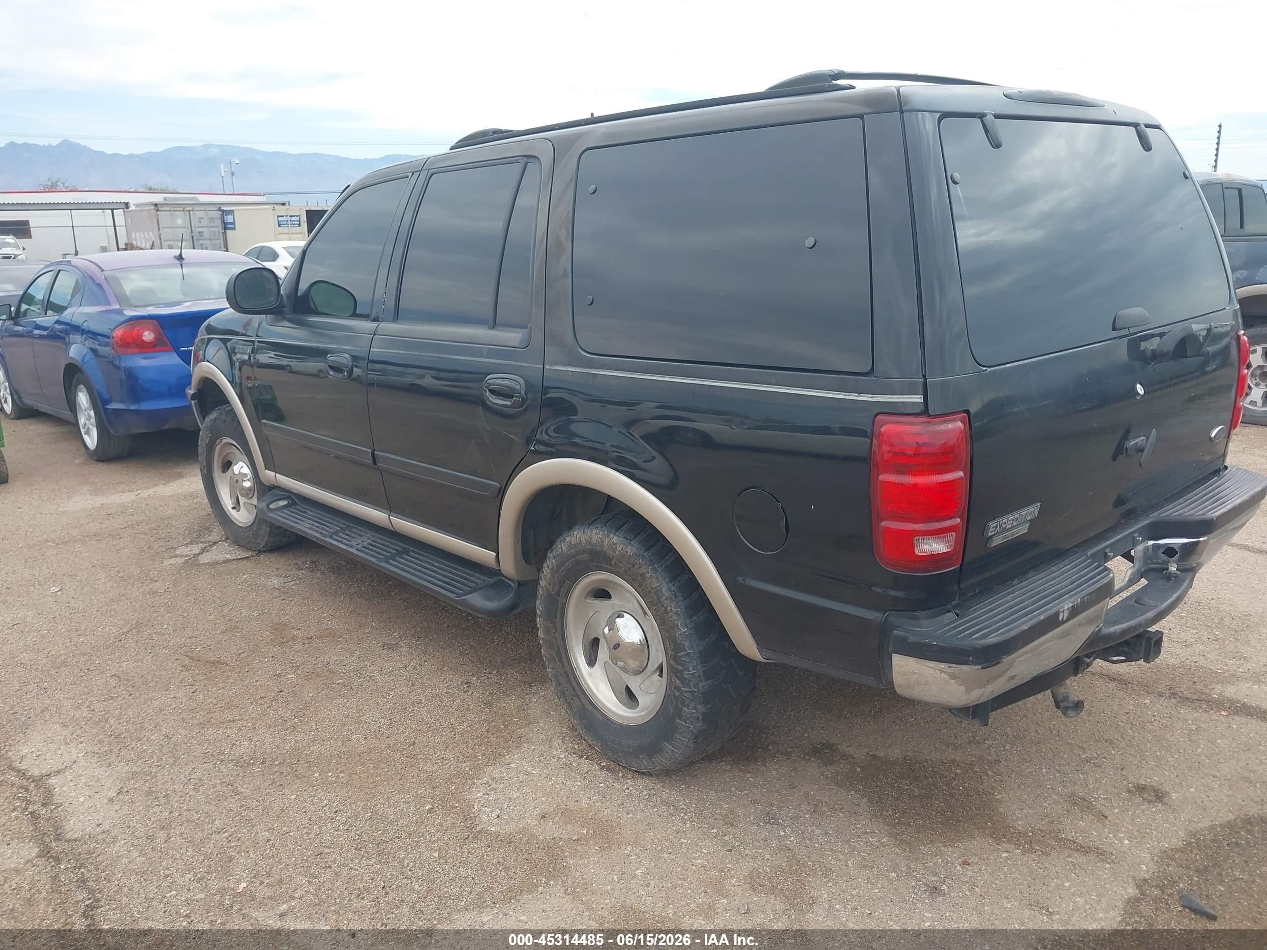 1998 Ford Expedition Eddie Bauer/xlt Black vin: 1FMPU18L4WLC08053