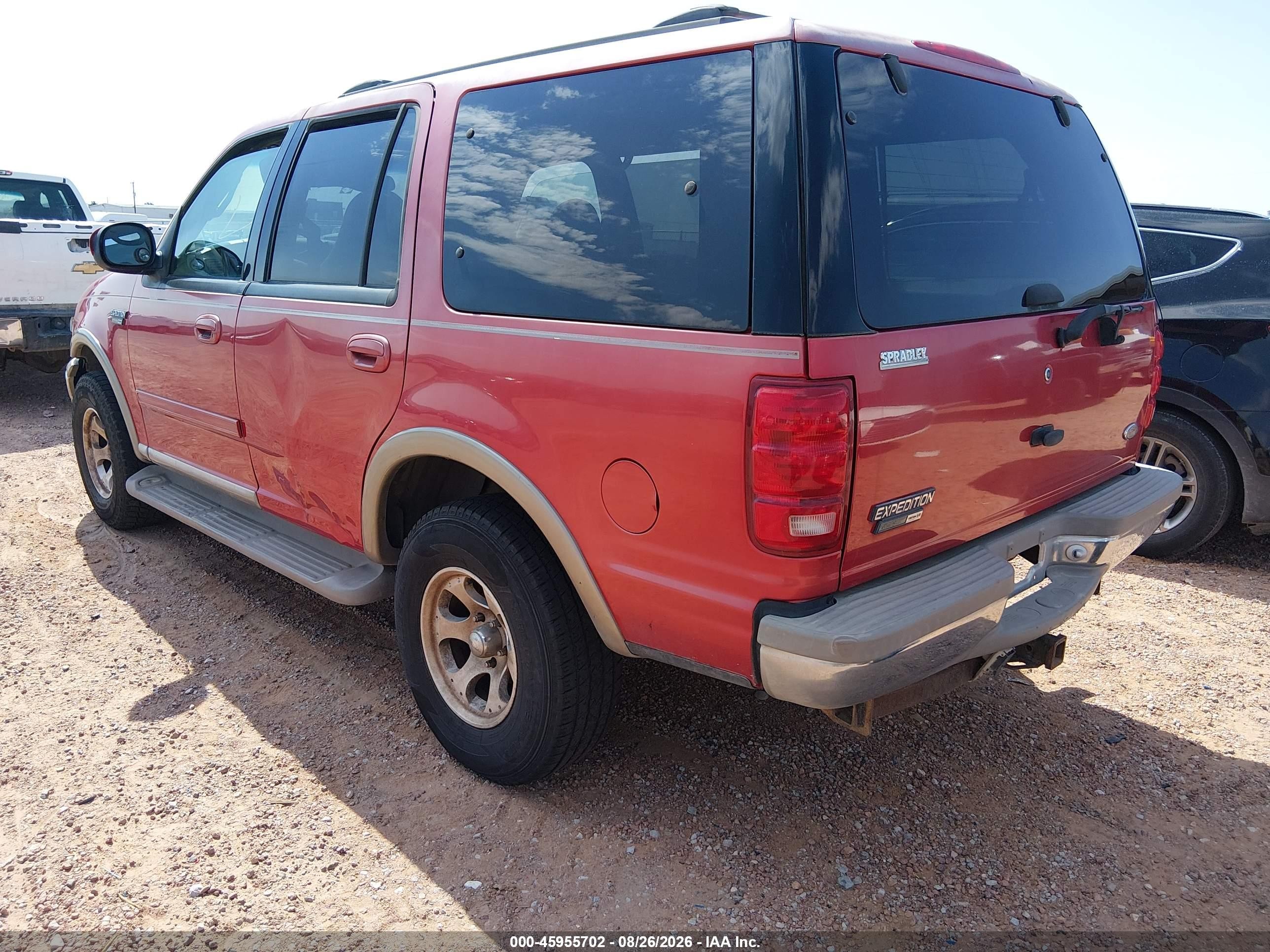 2002 Ford Expedition Eddie Bauer Red vin: 1FMPU18L52LA73918