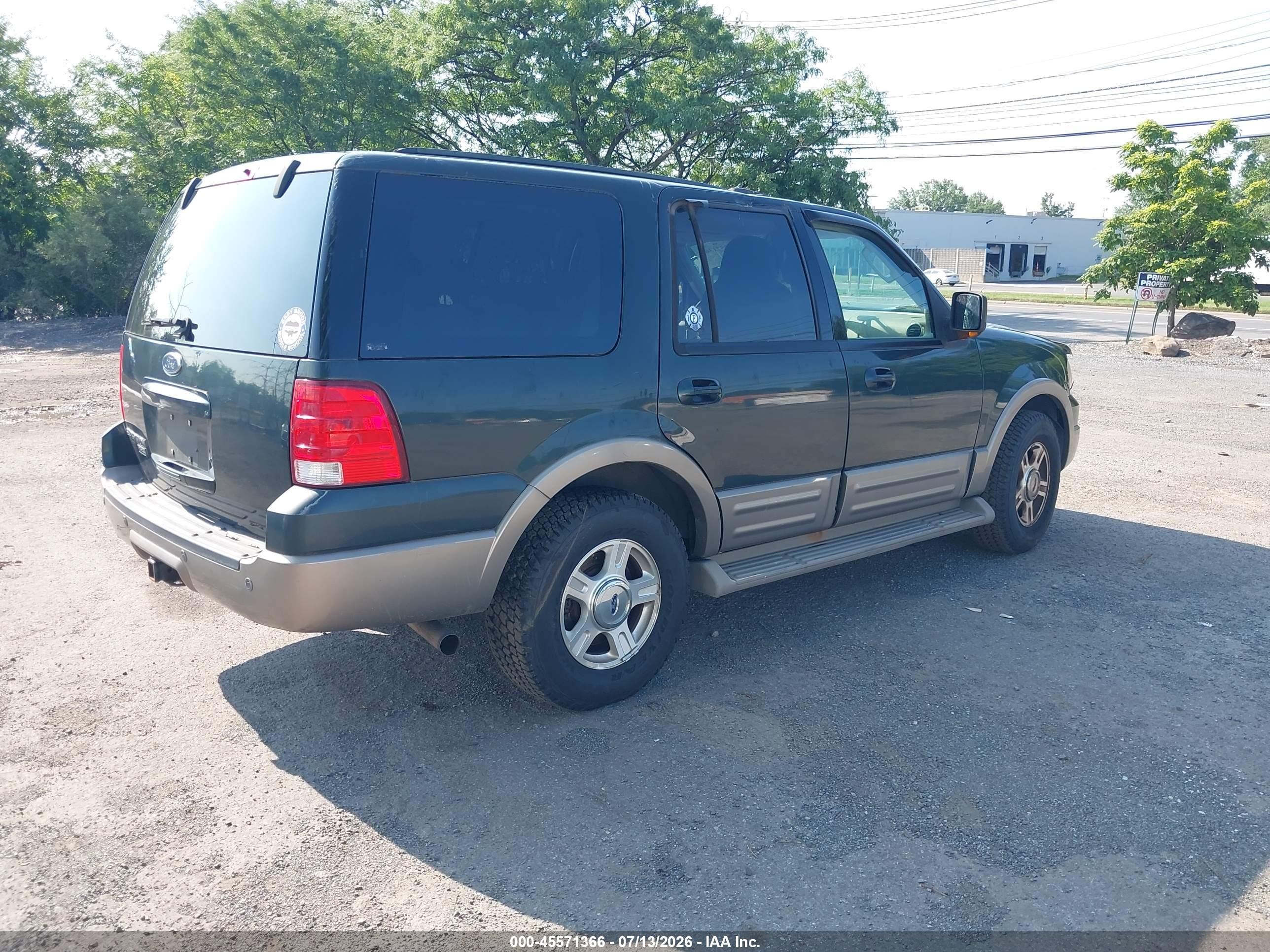 2004 Ford Expedition Eddie Bauer Green vin: 1FMPU18L54LA54854