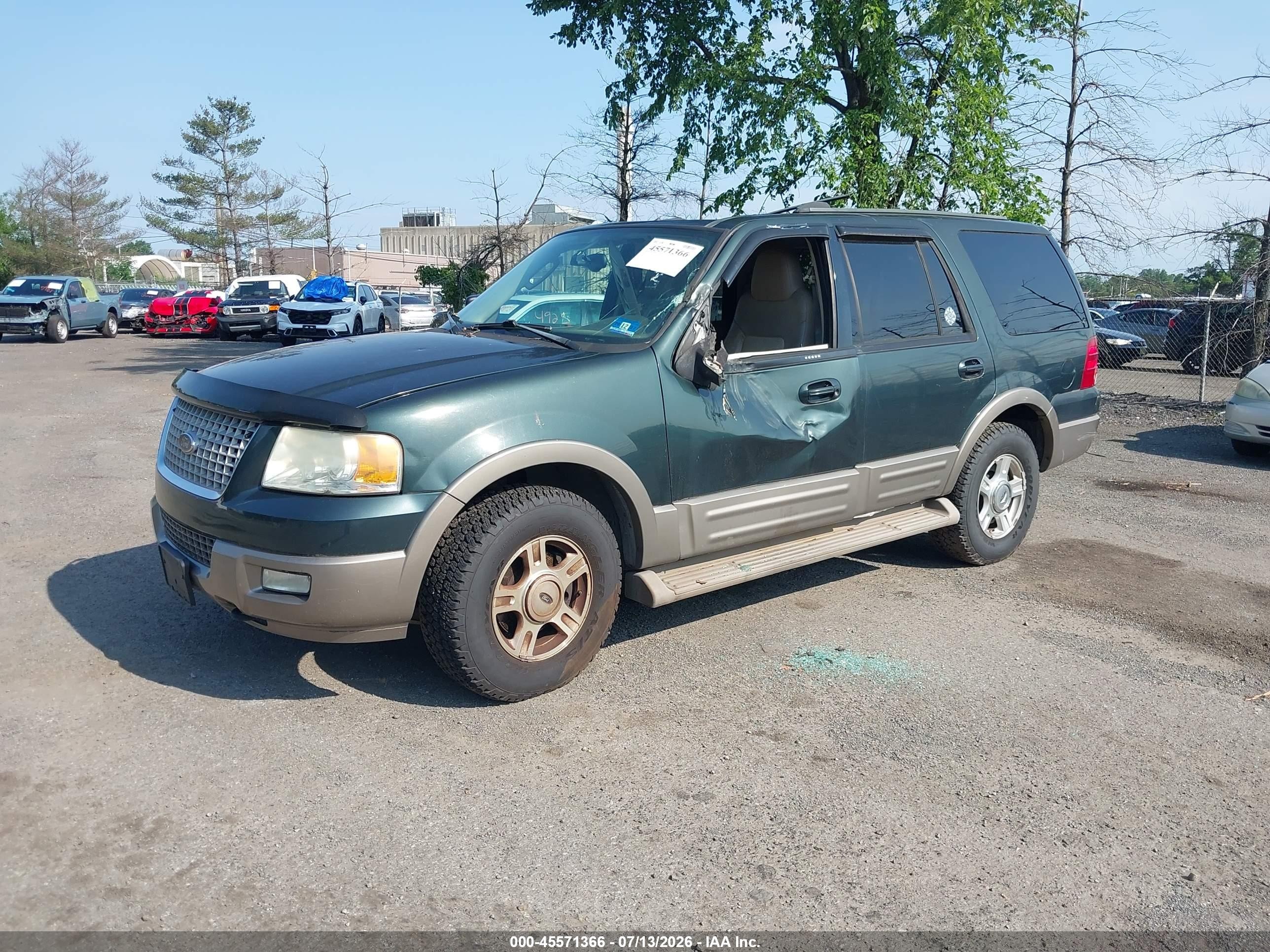 2004 Ford Expedition Eddie Bauer Green vin: 1FMPU18L54LA54854