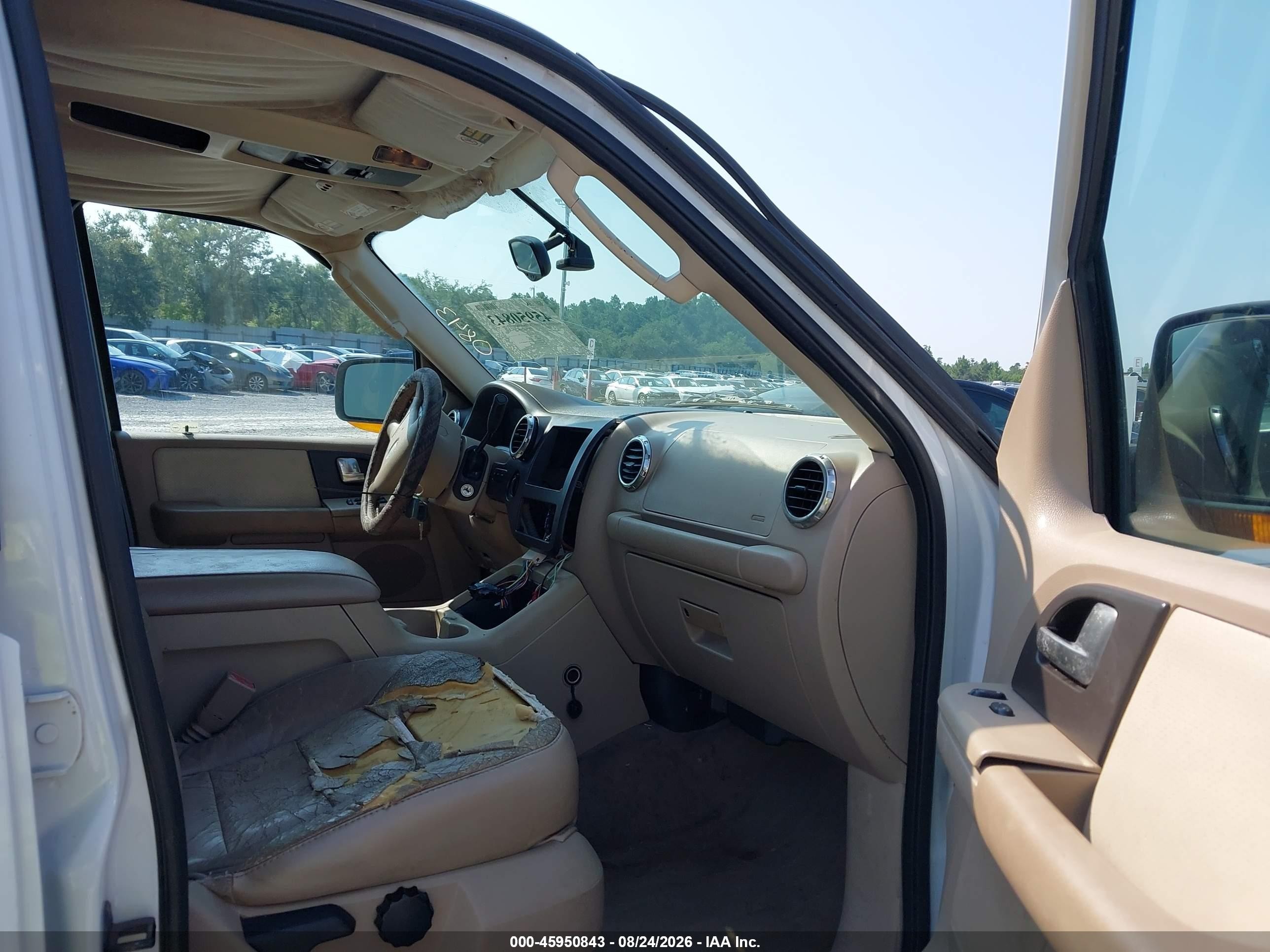 2004 Ford Expedition Eddie Bauer White vin: 1FMPU18L54LB80745