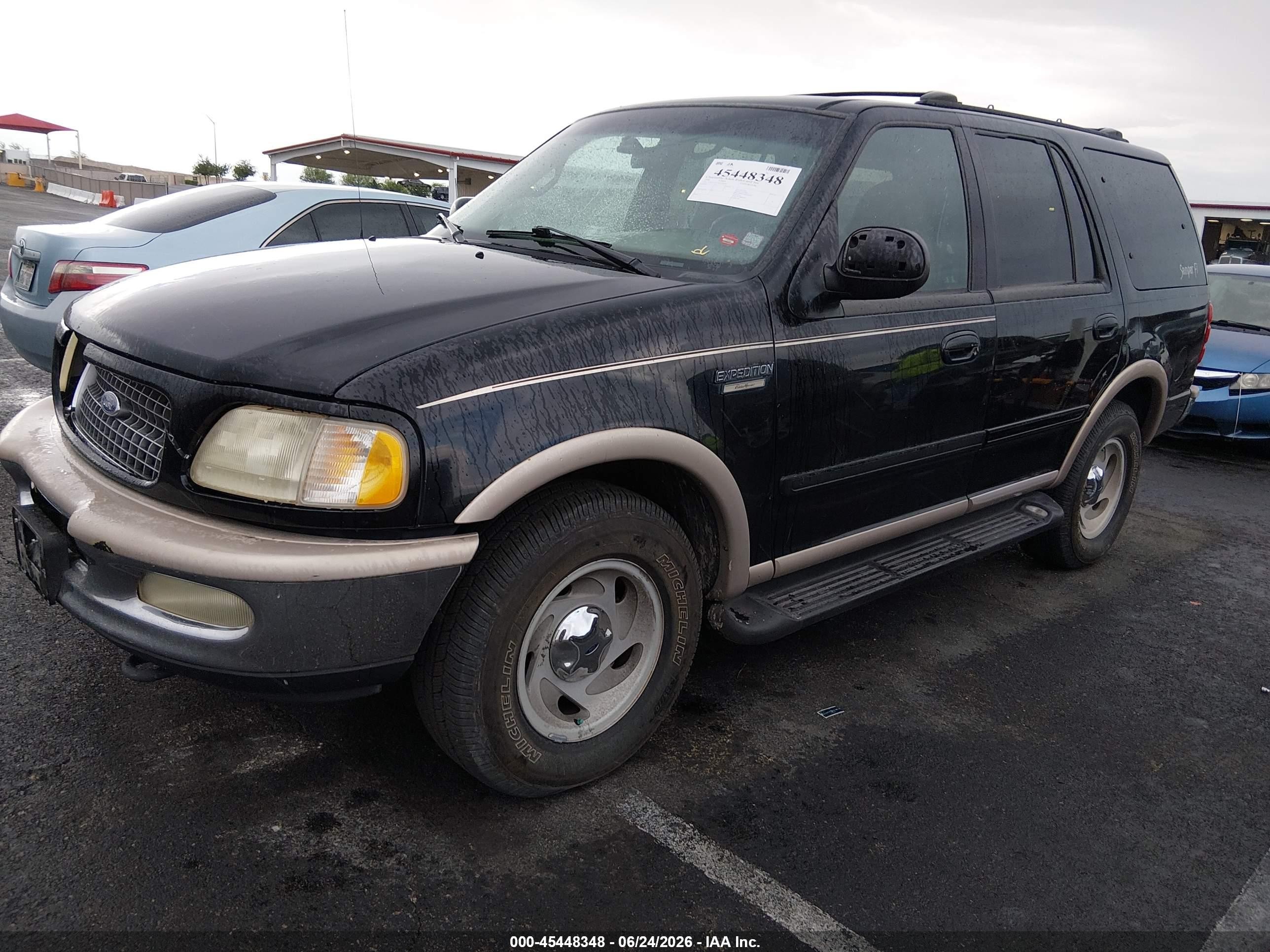 1998 Ford Expedition Eddie Bauer/xlt Black vin: 1FMPU18L7WLB90681