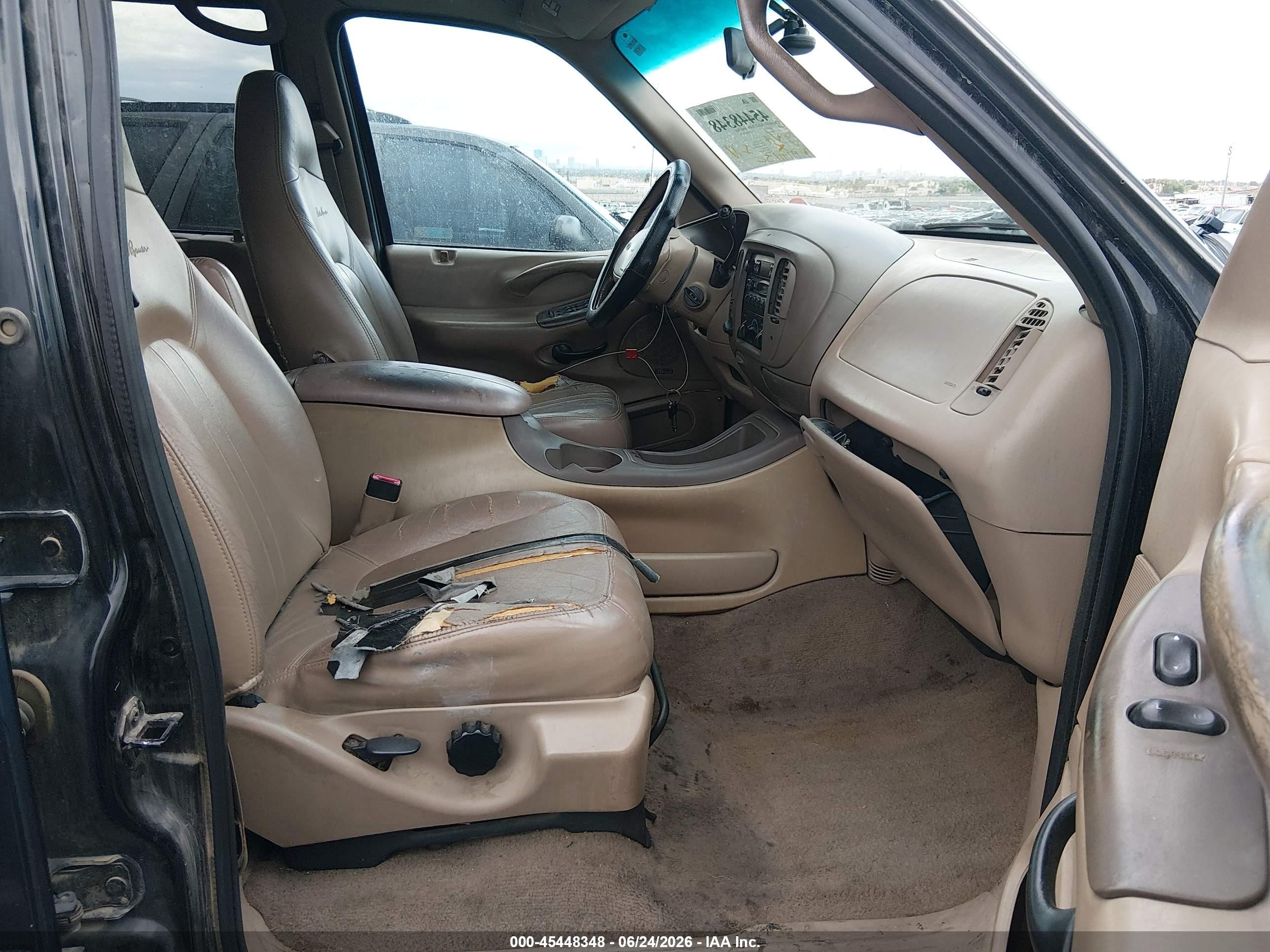 1998 Ford Expedition Eddie Bauer/xlt Black vin: 1FMPU18L7WLB90681