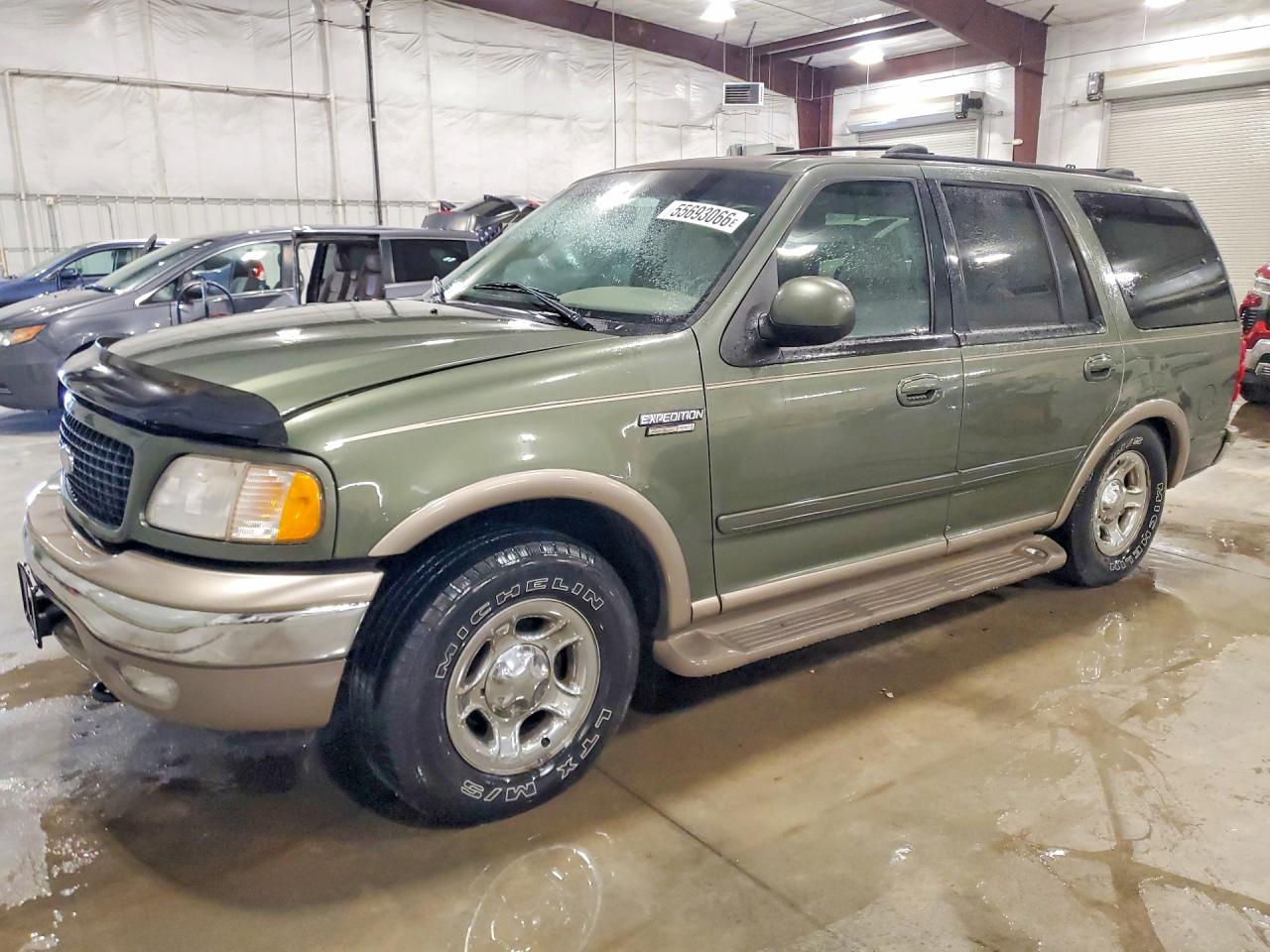 2000 Ford Expedition Eddie Bauer Green vin: 1FMPU18L7YLB50734
