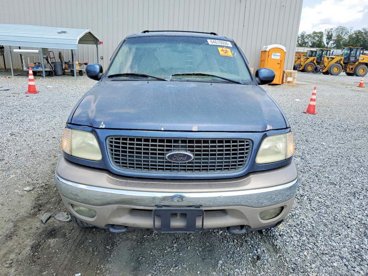 2002 Ford Expedition Eddie Bauer Blue vin: 1FMPU18L82LA45353