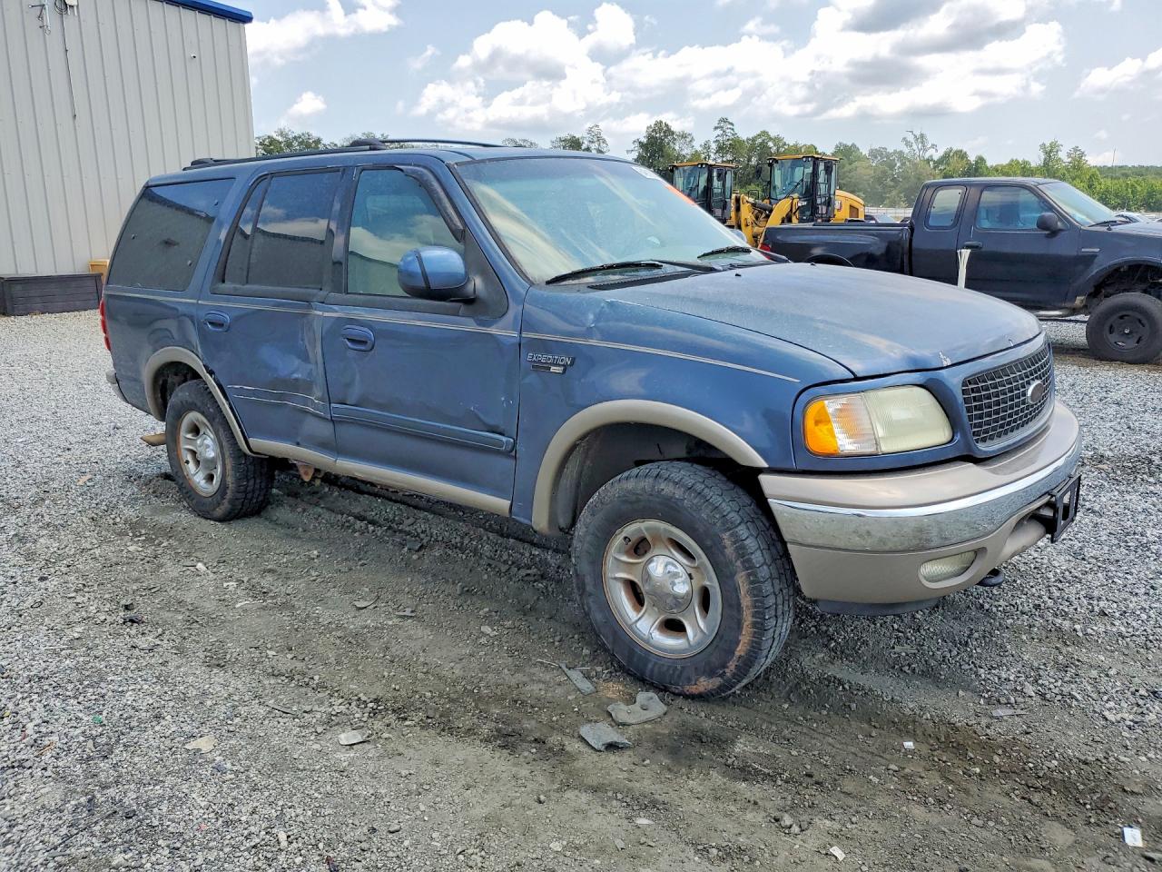 2002 Ford Expedition Eddie Bauer Blue vin: 1FMPU18L82LA45353