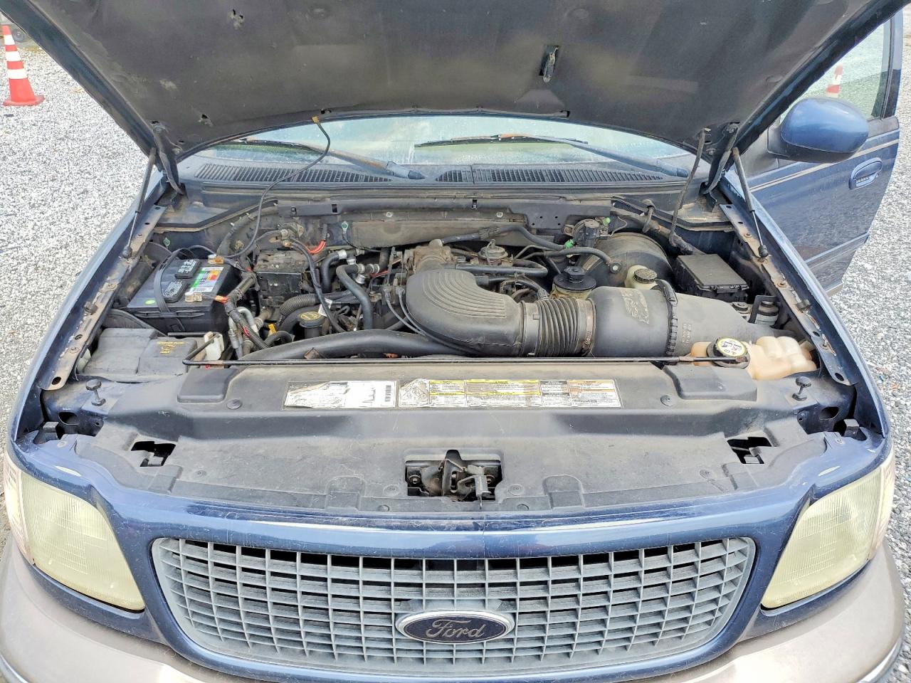 2002 Ford Expedition Eddie Bauer Blue vin: 1FMPU18L82LA45353