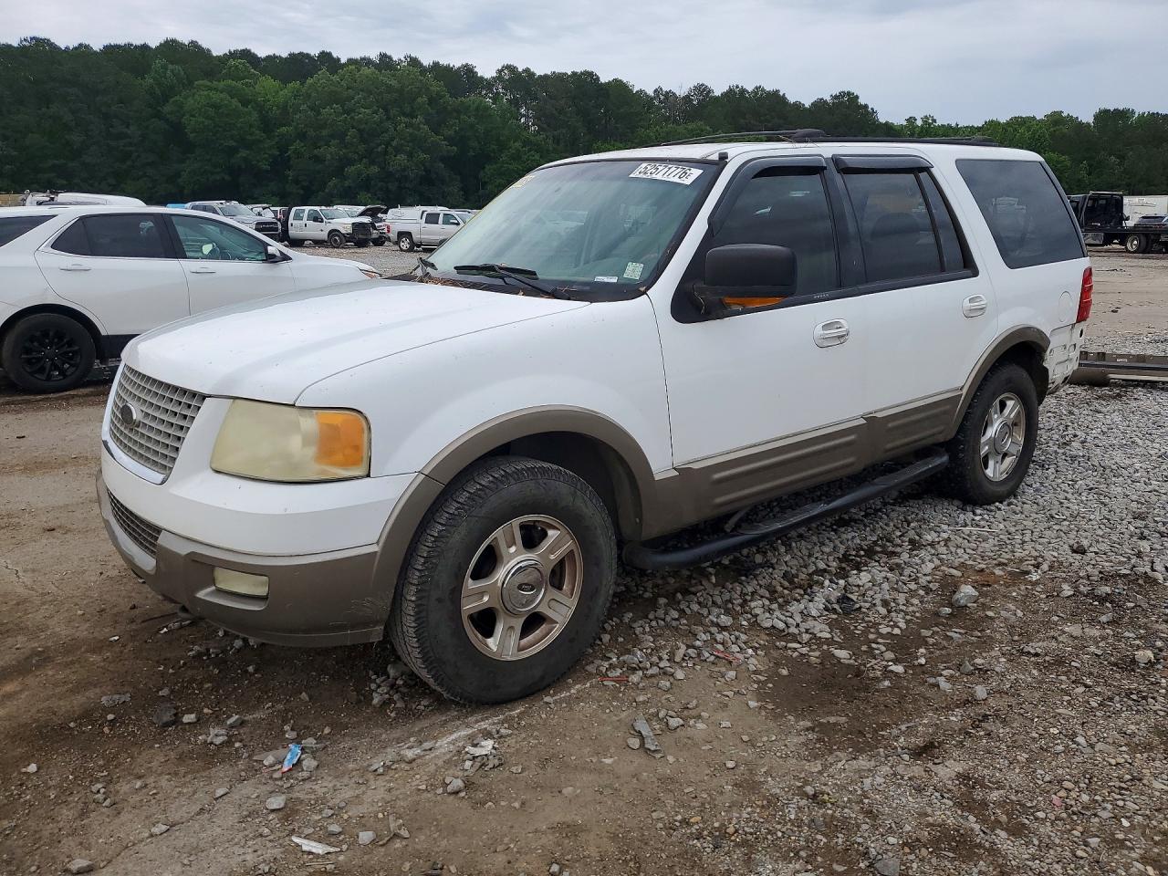 2004 Ford Expedition Eddie Bauer Белый vin: 1FMPU18L84LA63368