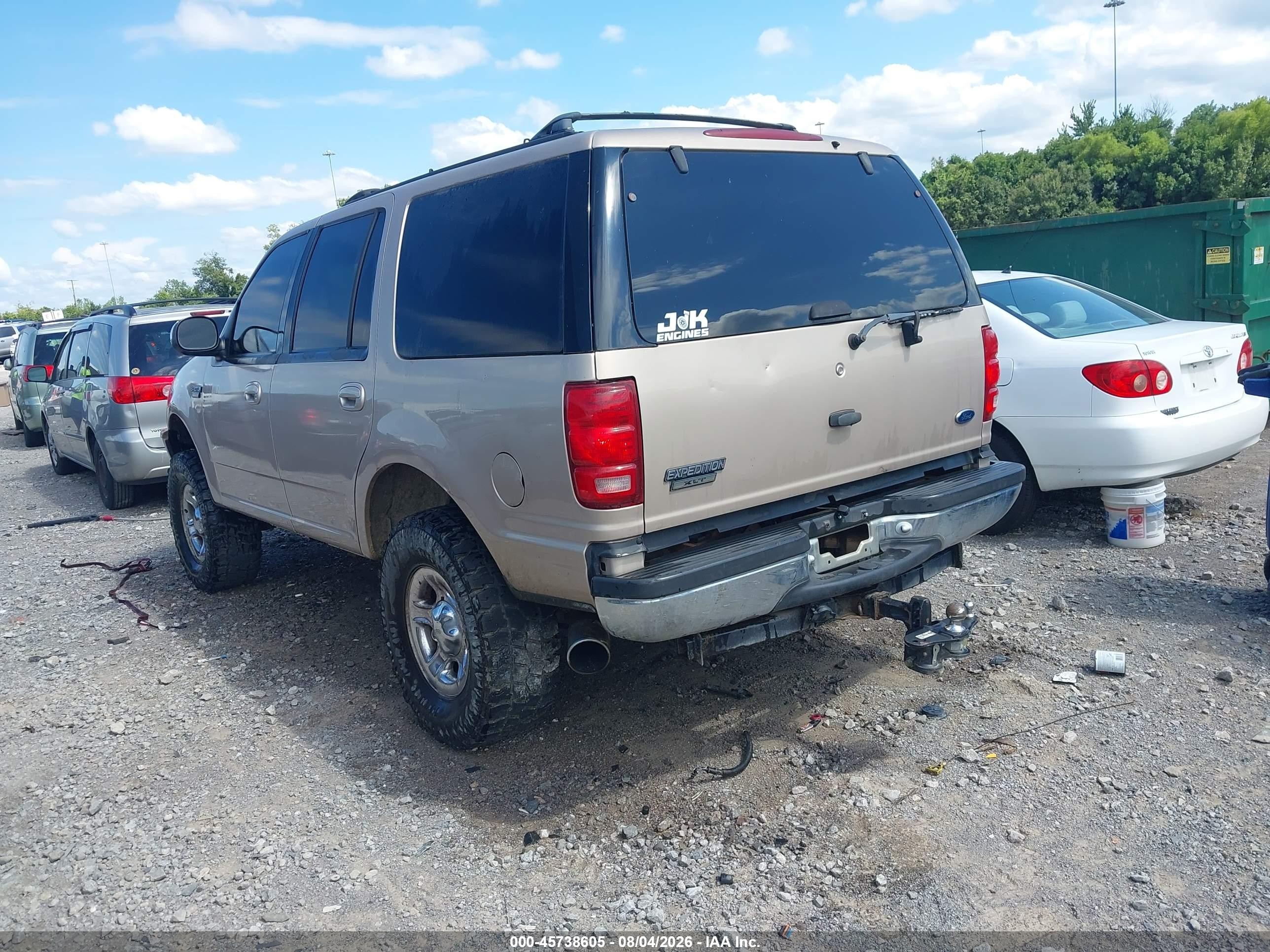 1998 Ford Expedition Eddie Bauer/xlt Gold vin: 1FMPU18L8WLC24207