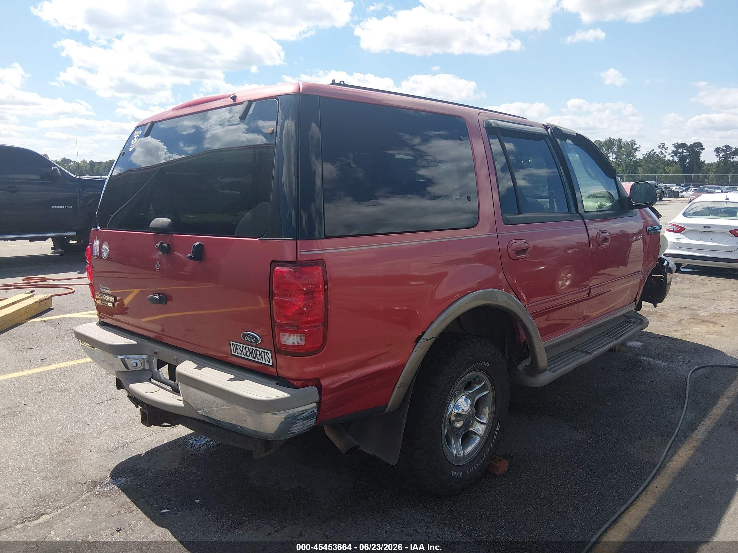 2001 Ford Expedition Eddie Bauer Red vin: 1FMPU18L91LB24559
