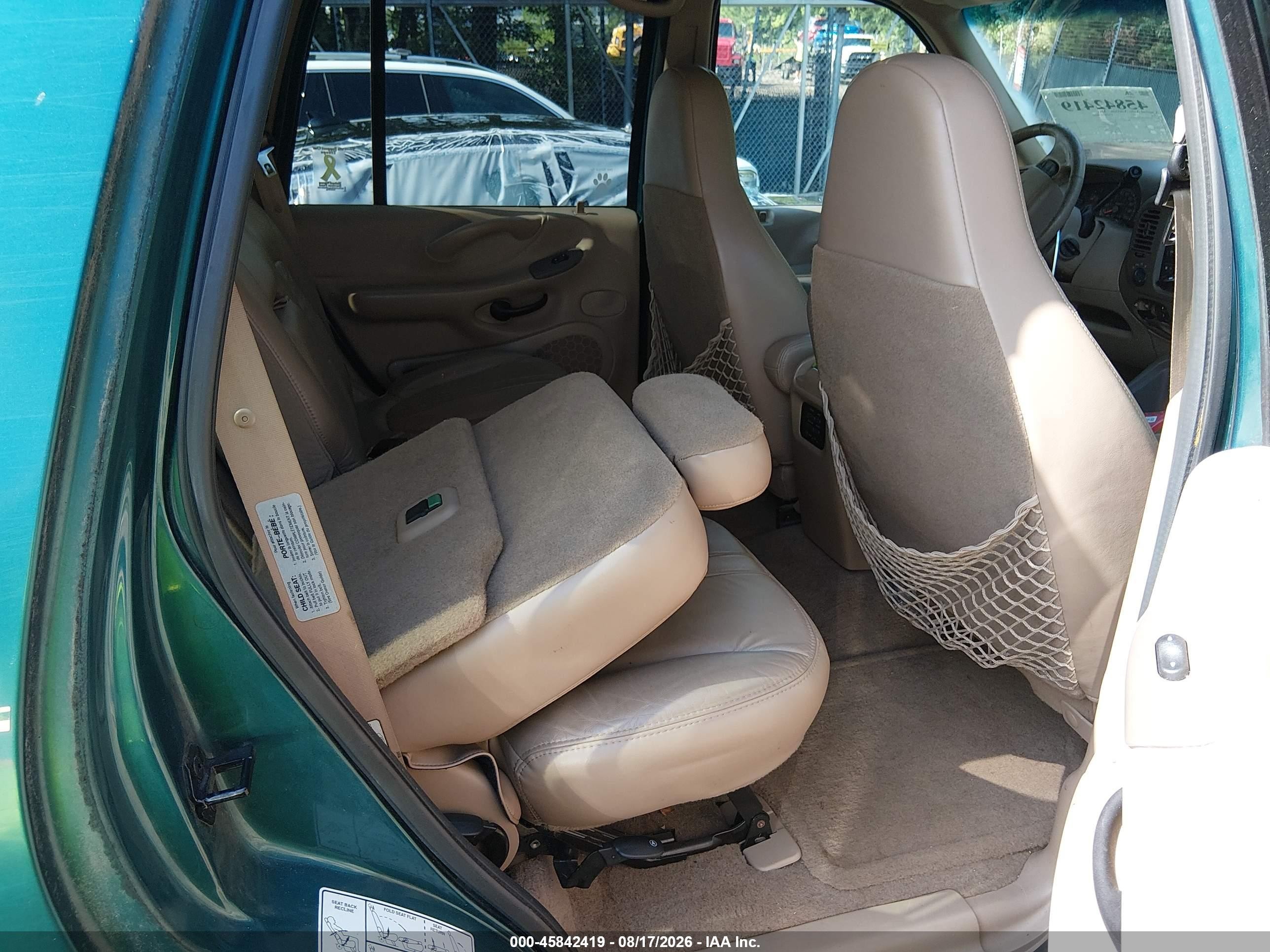 1998 Ford Expedition Eddie Bauer/xlt Green vin: 1FMPU18L9WLA85544